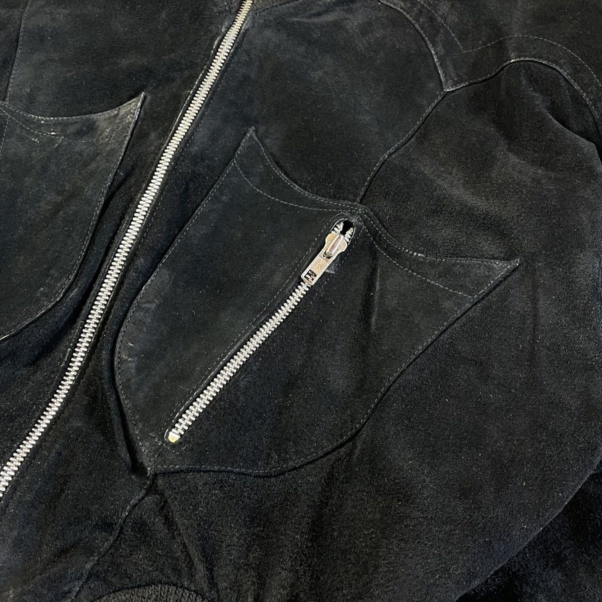 Thierry Mugler × Vintage 80’s-90’s THIERRY MUGLER ARCHIVE CROPPED BOMBER JACKET Size M / US 6-8 / IT 42-44 - 5 Thumbnail
