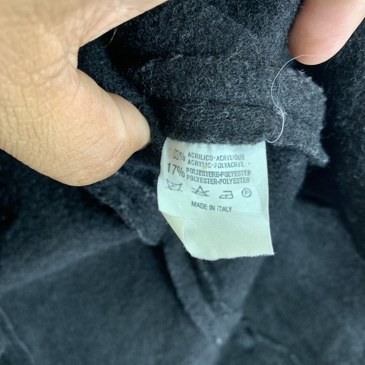 Vintage VINTAGE ALBERTO BIANI WOOL BLACK WOMEN COAT Size S / US 4 / IT 40 - 8 Thumbnail