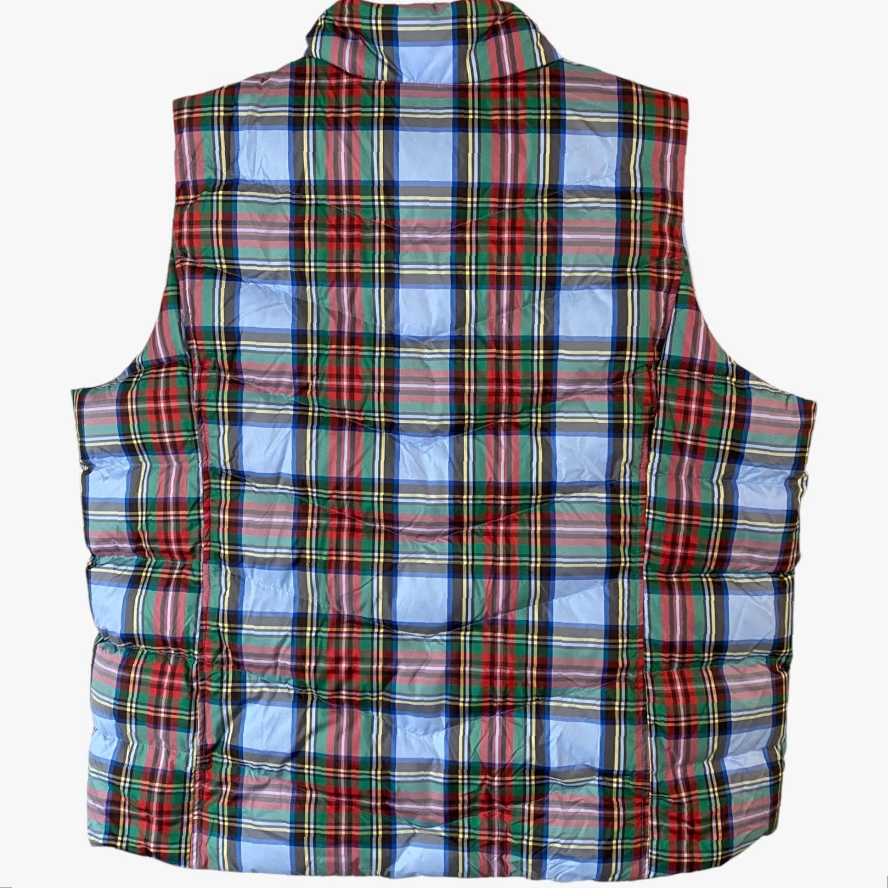 Lands' End Lands' End Puffer Vest Women's 2X Insulated Goose-Down Water-Resistant Plaid Vest Multicolor New Size XXL / US 16-18 / IT 52-54 - 4 Thumbnail