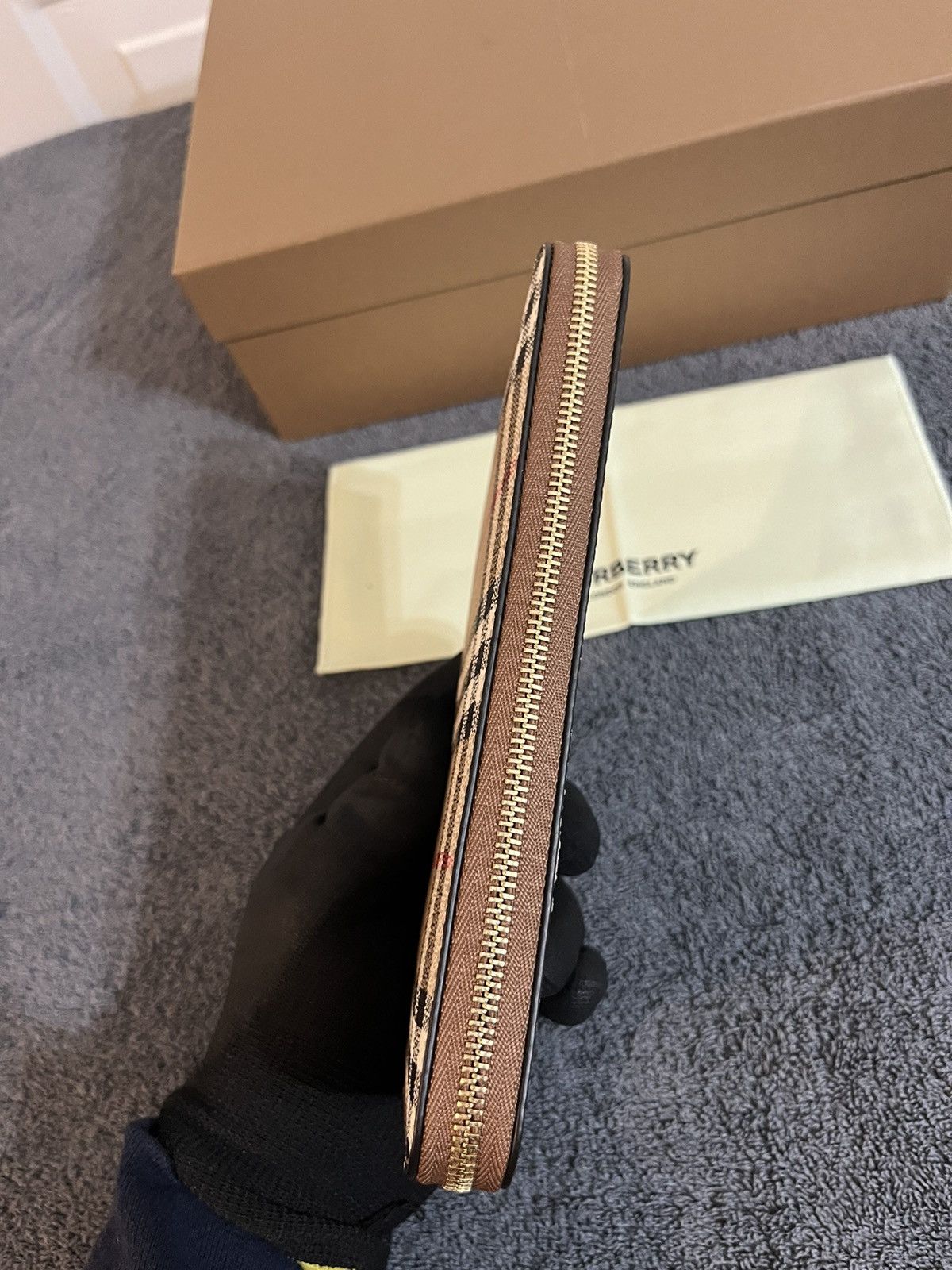 Burberry Burberry Check Zip Wallet Size ONE SIZE - 11 Thumbnail