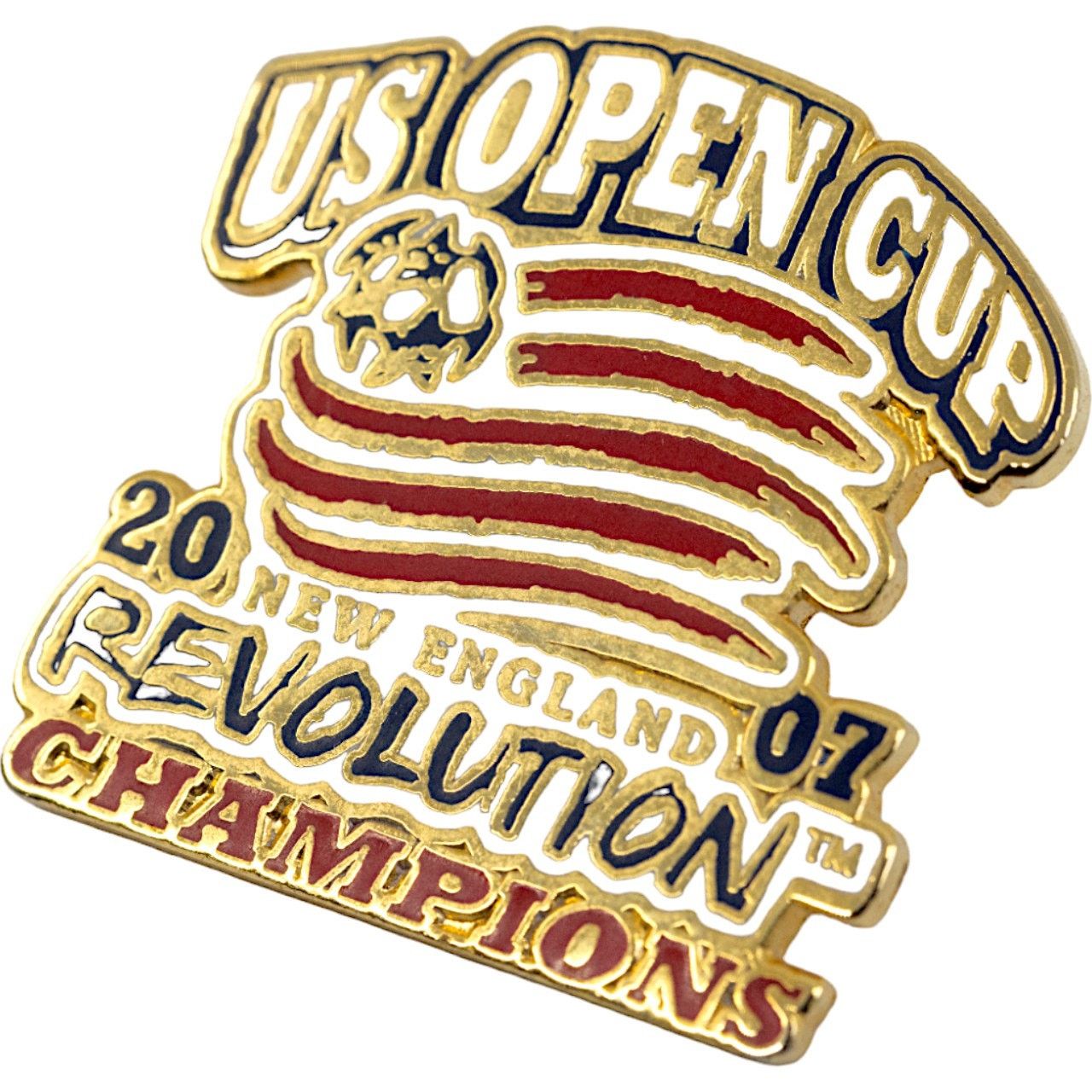 Other New England Revolution 2007 US Open Cup Champions Pin *NEW* Size ONE SIZE - 3 Thumbnail
