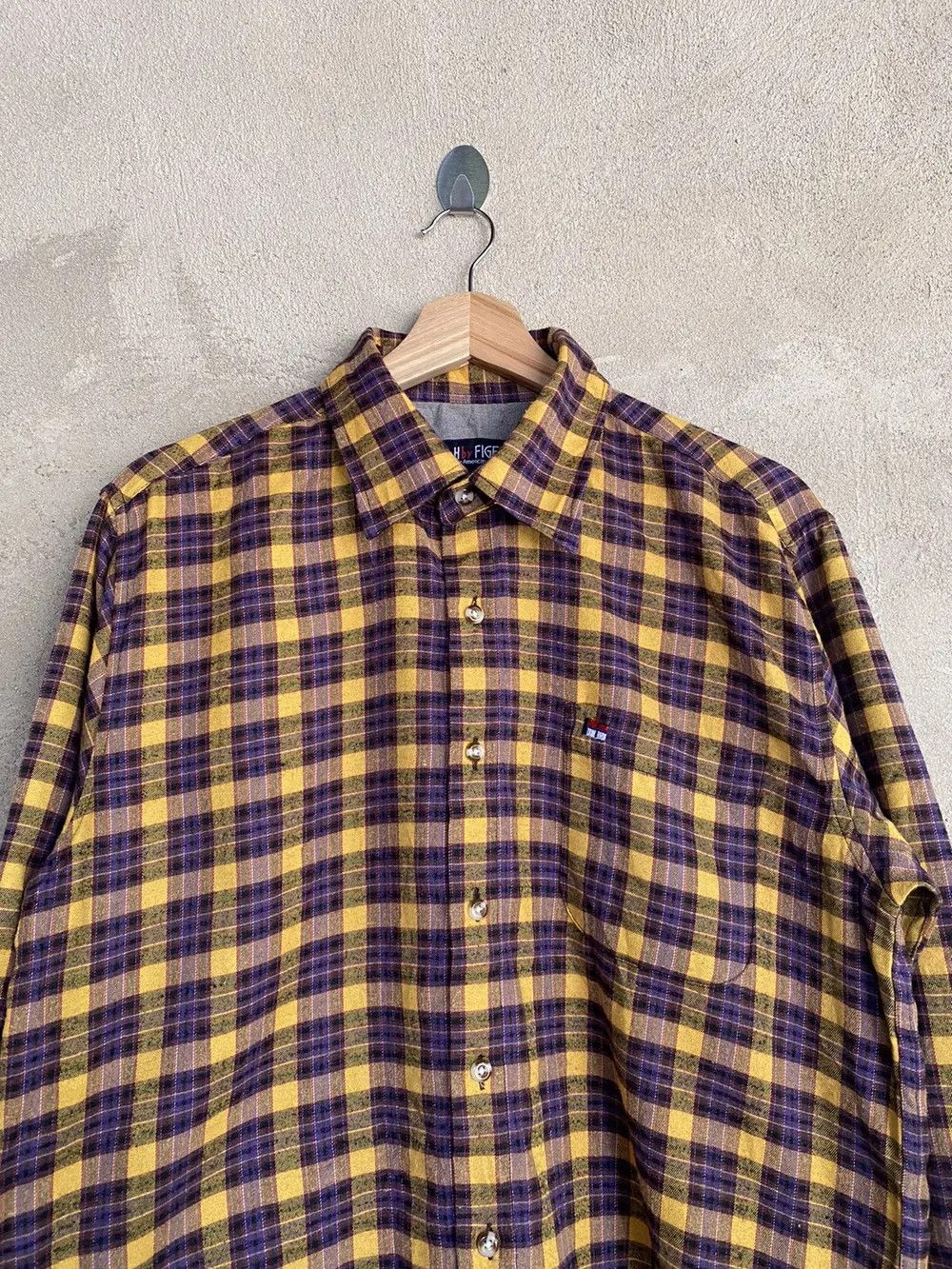 Vintage Vintage H By Figer Plaid Tartan Flannel Shirt Size US M / EU 48-50 / 2 - 3 Thumbnail