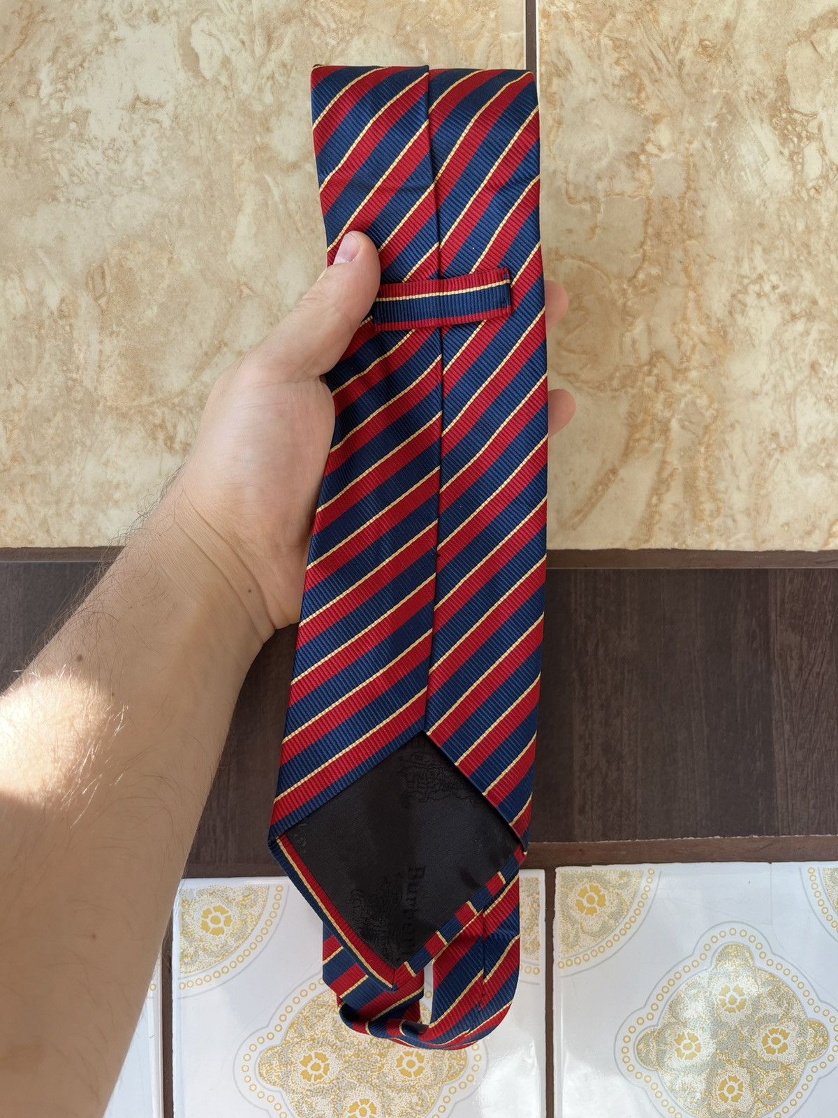 Burberry Silk vintage Burberry’s tie Size ONE SIZE - 5 Thumbnail