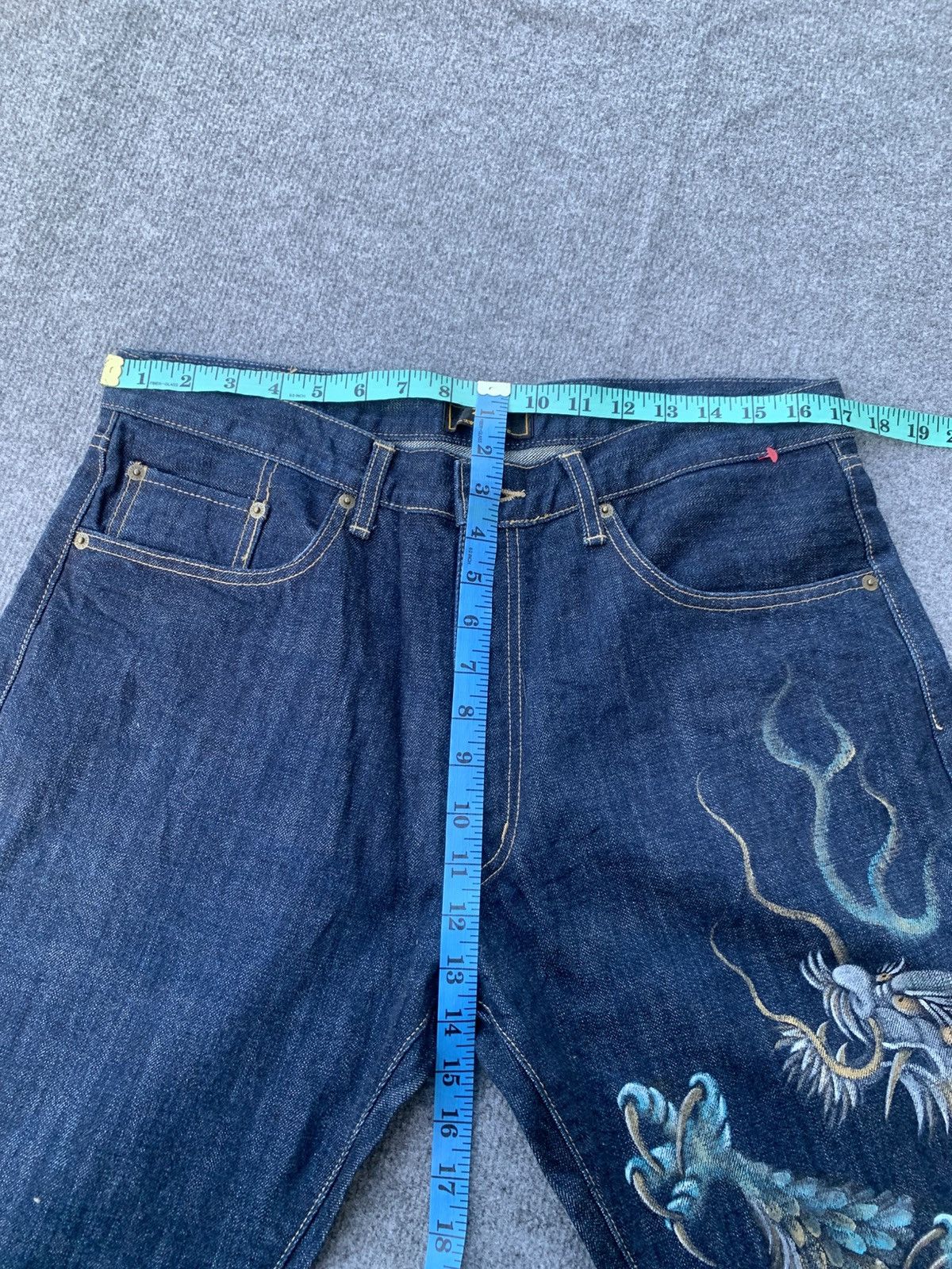 Karakuri Tamashii Dragon jeans Zen is Kyoto like karakuri tamashi style. Size US 34 / EU 50 - 7 Thumbnail