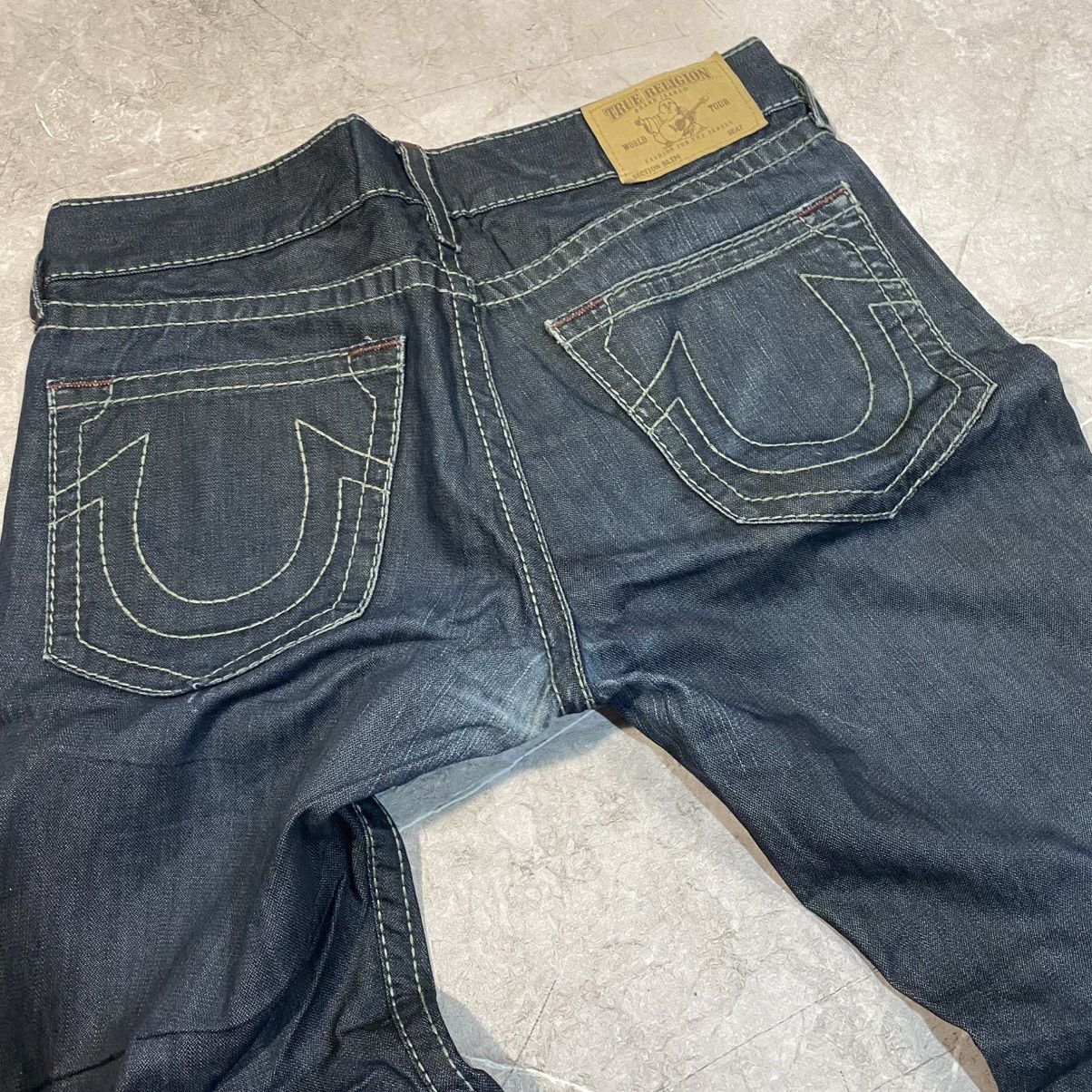 True Religion VINTAGE TRUE RELIGION BIG LOGO PANTS 00s Size US 36 / EU 52 - 4 Thumbnail