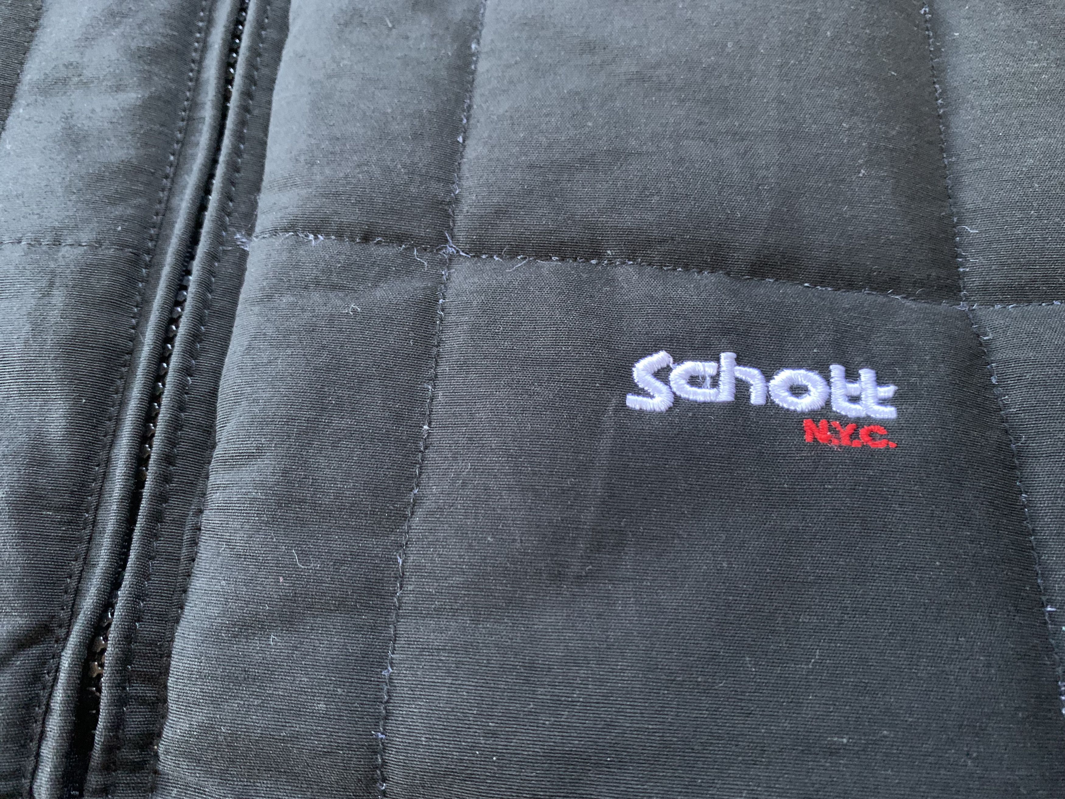 Schott Schott NYC Vintage Black Womens Quilted Vest Size XXS / US 00 / IT 34 - 6 Thumbnail
