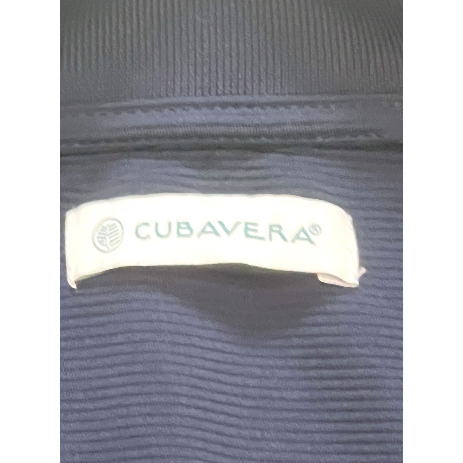 Cubavera Cubavera Polo Shirt Men M Blue Textured Performance Short Sleeve Golf Polo Shirt Mens Blue Size US M / EU 48-50 / 2 - 4 Thumbnail