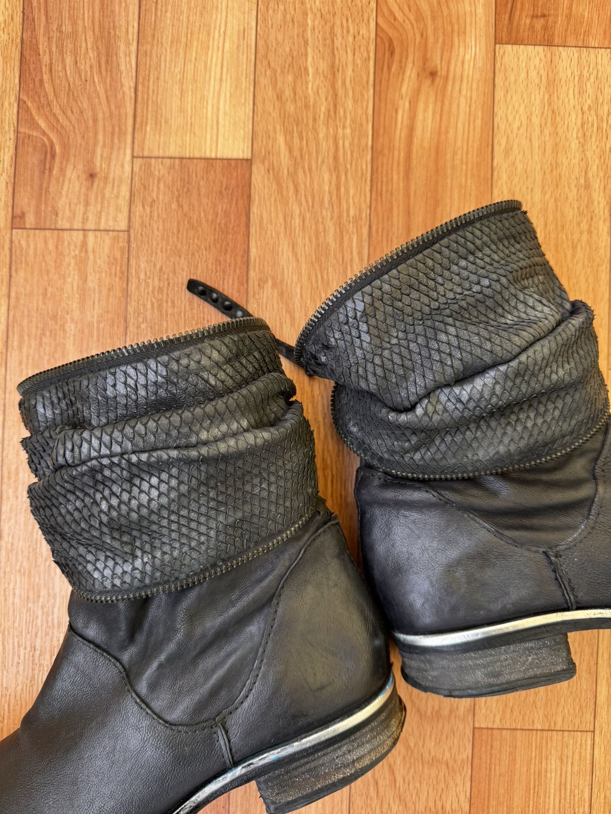 A.S.98 🕷️A.S 98 python leather boots like kmri , guidi Size US 7.5 / EU 40-41 - 4 Thumbnail