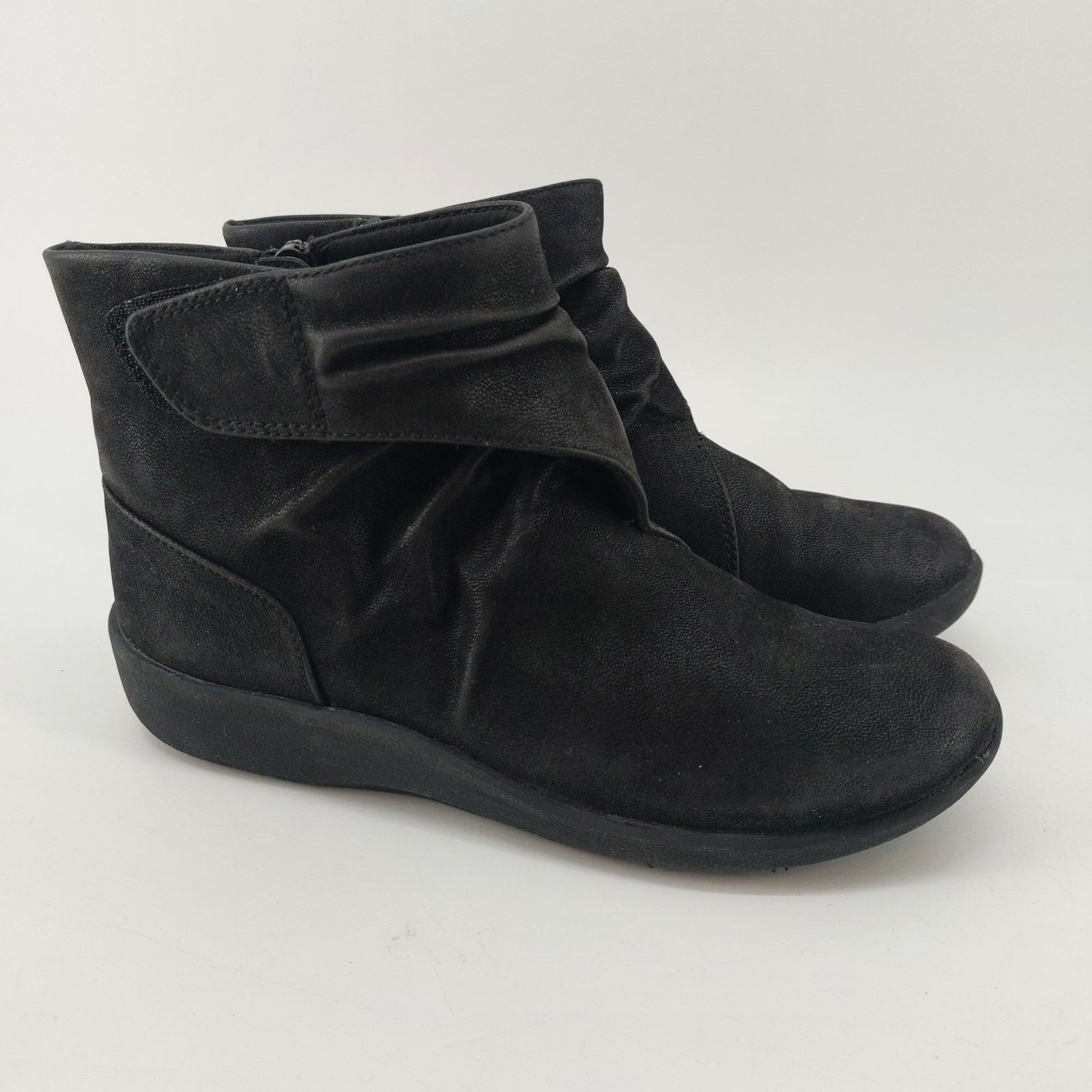 Clarks Clarks Cloudsteppers Booties Sillian Tana Black Side Zip 5.5 Size US 5.5 / IT 35.5 - 6 Thumbnail