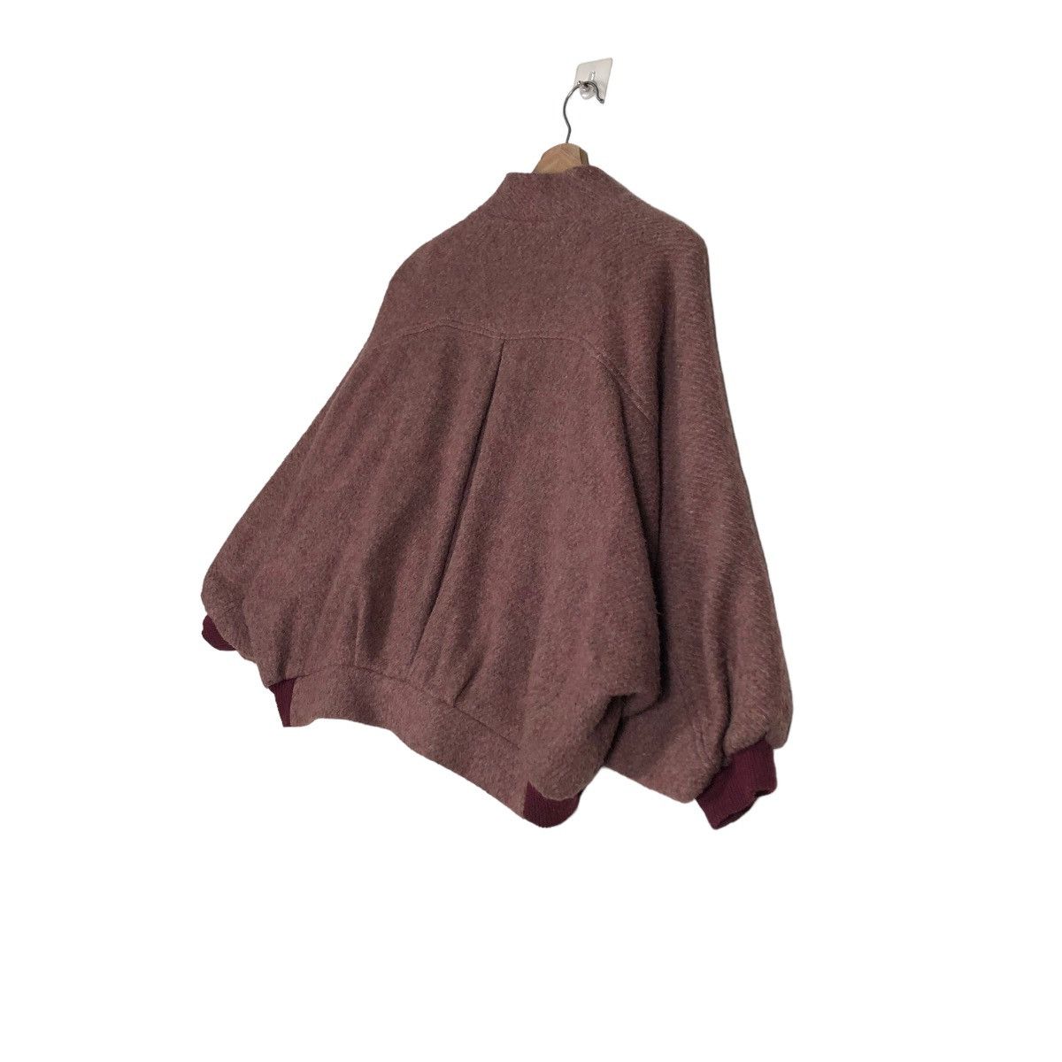 Japanese Brand VINTAGE WOOL BOMBER JACKET DOUBLE BREAST ISSEY MIYAKE JAPAN Size US M / EU 48-50 / 2 - 8 Thumbnail