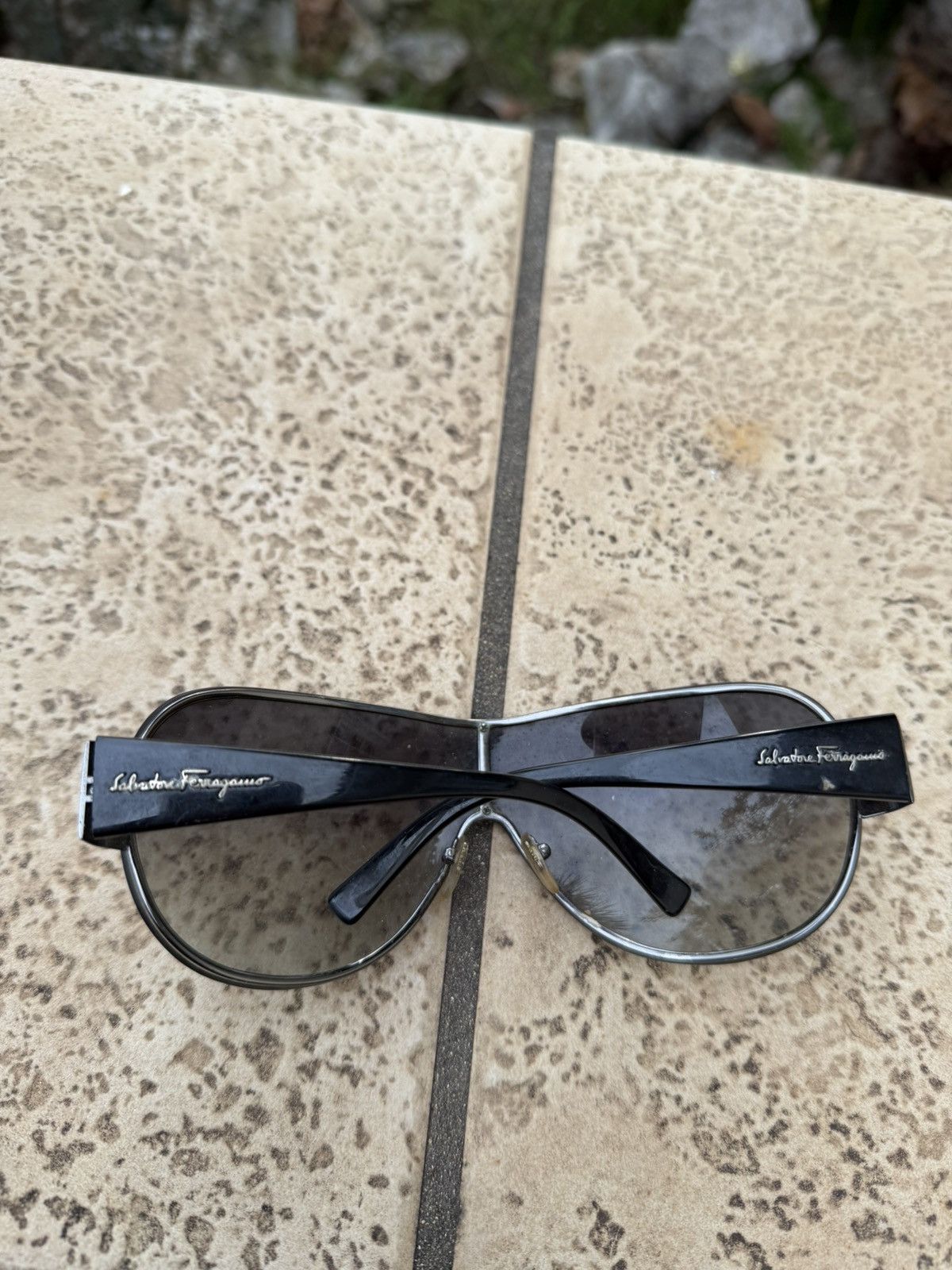 Salvatore Ferragamo Salvatore Ferragamo Sunglasses Black 1118 Size ONE SIZE - 7 Thumbnail