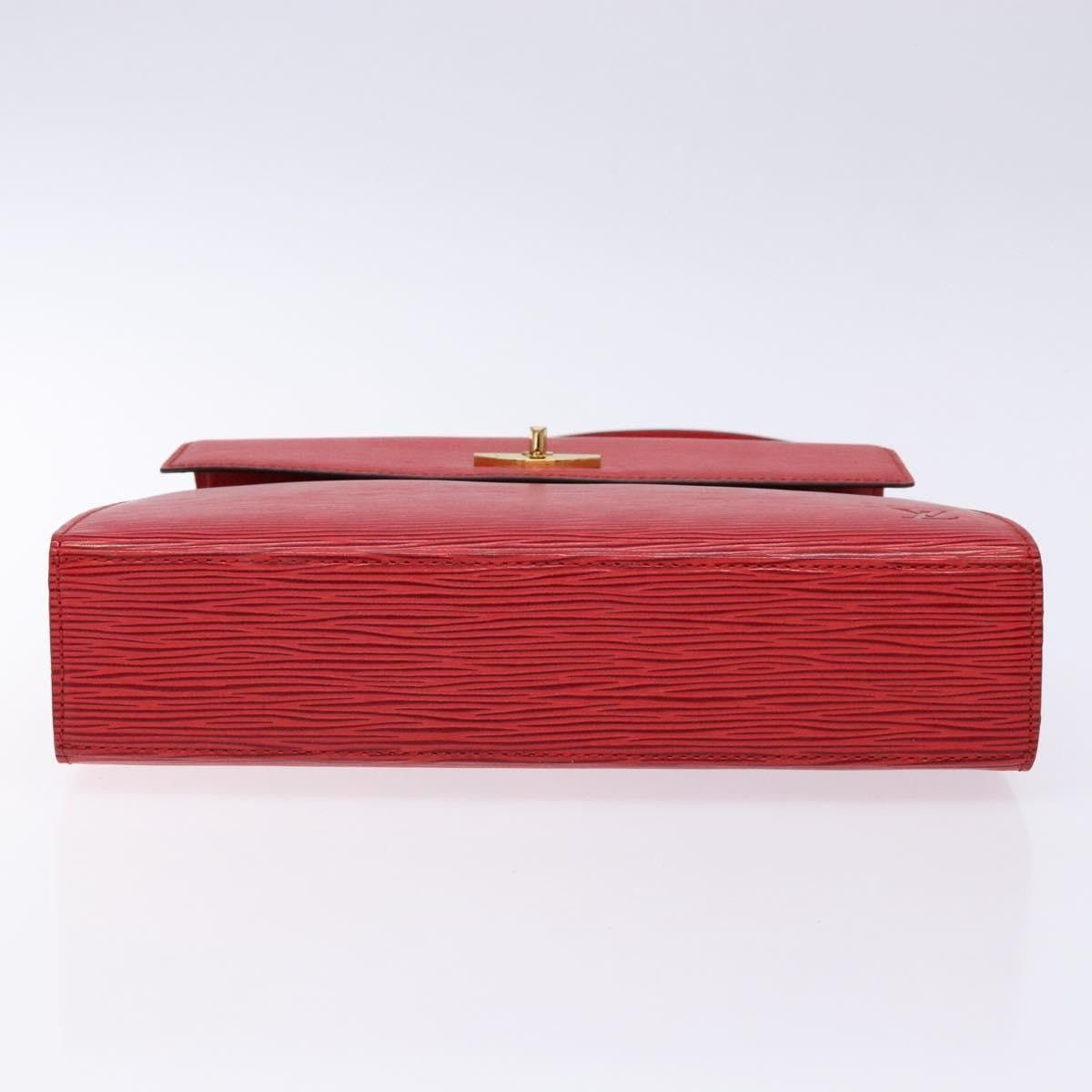 Louis Vuitton LOUIS VUITTON Epi Malesherbes Hand Bag Red M52377 Size ONE SIZE - 5 Thumbnail