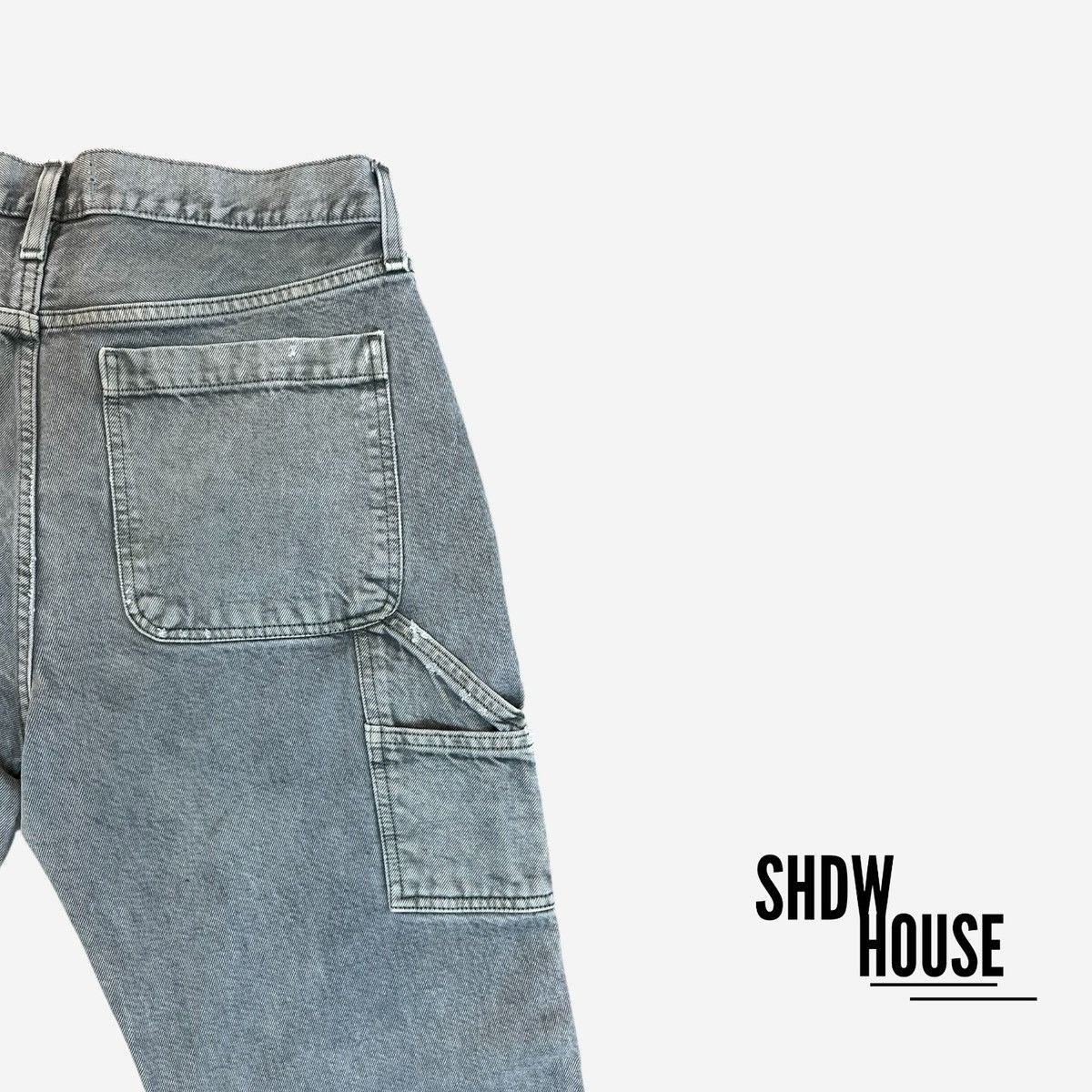 Abercrombie & Fitch Abercrombie & Fitch Double Knee Carpenter Jeans in Grey Size US 30 / EU 46 - 3 Thumbnail