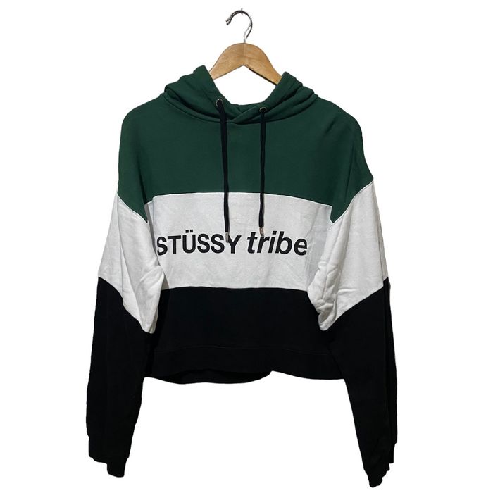 Stussy discount cropped hoodie