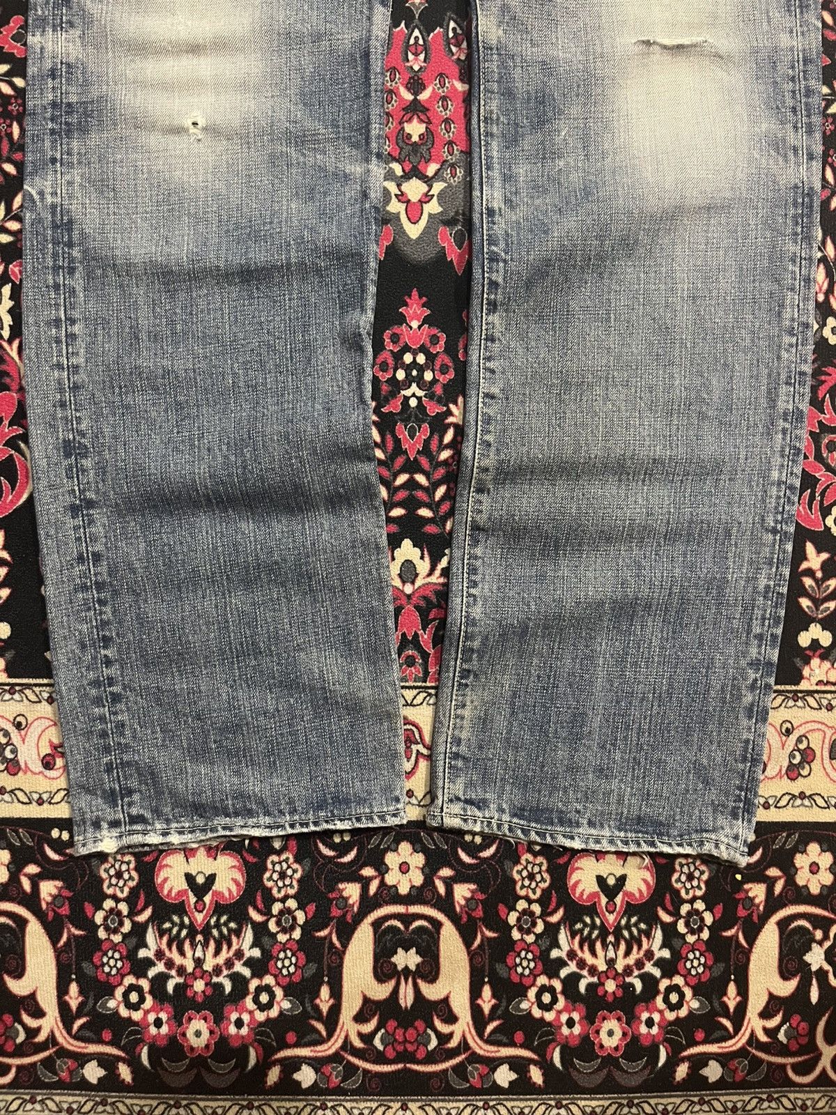 Spellbound ⚡️Distressed⚡️Vintage Japan Spellbound Whisker Blue Wash Jeans Size US 32 / EU 48 - 10 Thumbnail
