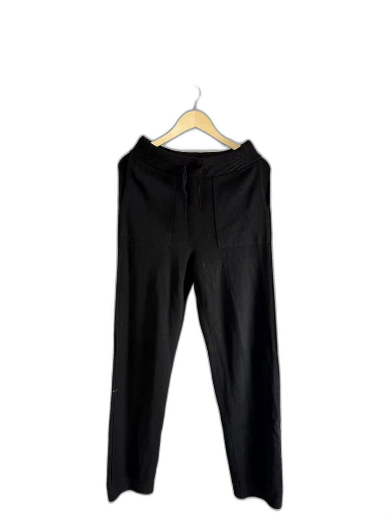 Louis Vuitton Louis Vuitton Black Cashmere Long Pants Size US 27 - 1 Thumbnail