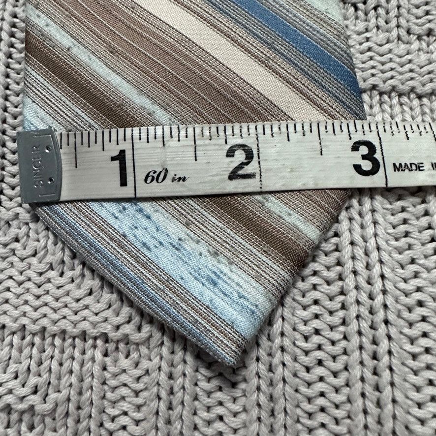 Oleg Cassini Vintage Oleg Cassini bronze and blue striped tie Size ONE SIZE - 5 Thumbnail