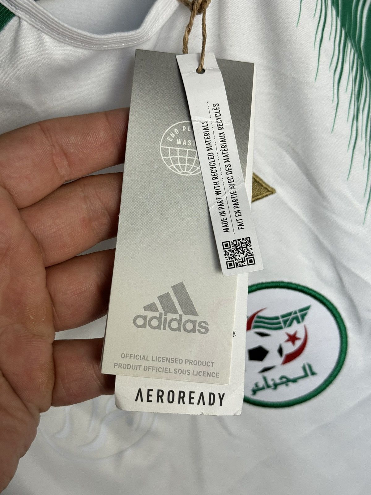 Adidas KIDS New Algeria 22/23 Home Football Jersey T-Shirt Size US XS / EU 42 / 0 - 11 Thumbnail