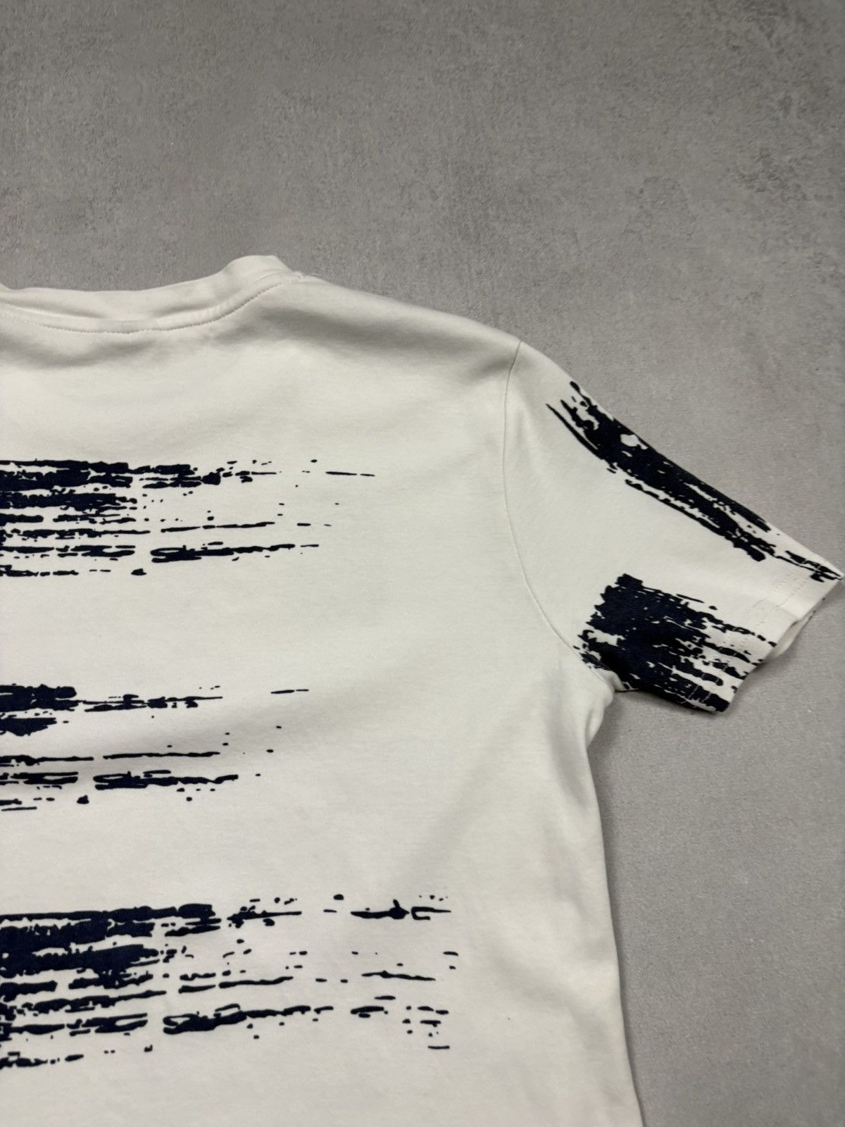 Diesel Diesel 2000s Distressed White Brush Stroke Tee 3D Logo M Y2K Size US M / EU 48-50 / 2 - 13 Thumbnail