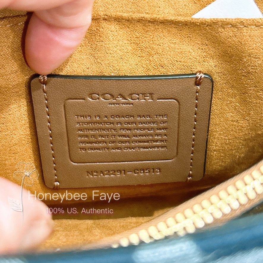 Coach Kleo Top Handle In Signature Chambray C8513 Size ONE SIZE - 5 Thumbnail