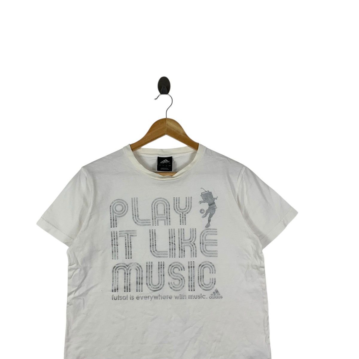 Adidas ADIDAS EQUIPMENT FUTSAL Play Like Music Sportswear Tee Size US L / EU 52-54 / 3 - 2 Thumbnail