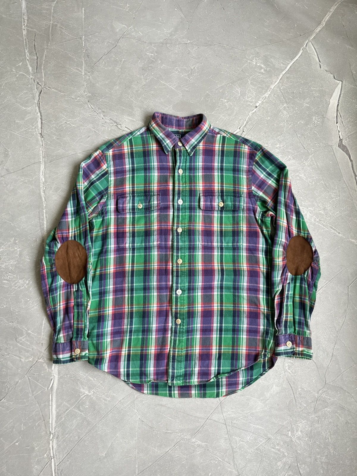 Polo Ralph Lauren Vintage 90s Polo Ralph Lauren Plaid Flannel Shirt Size US M / EU 48-50 / 2 - 1 Thumbnail