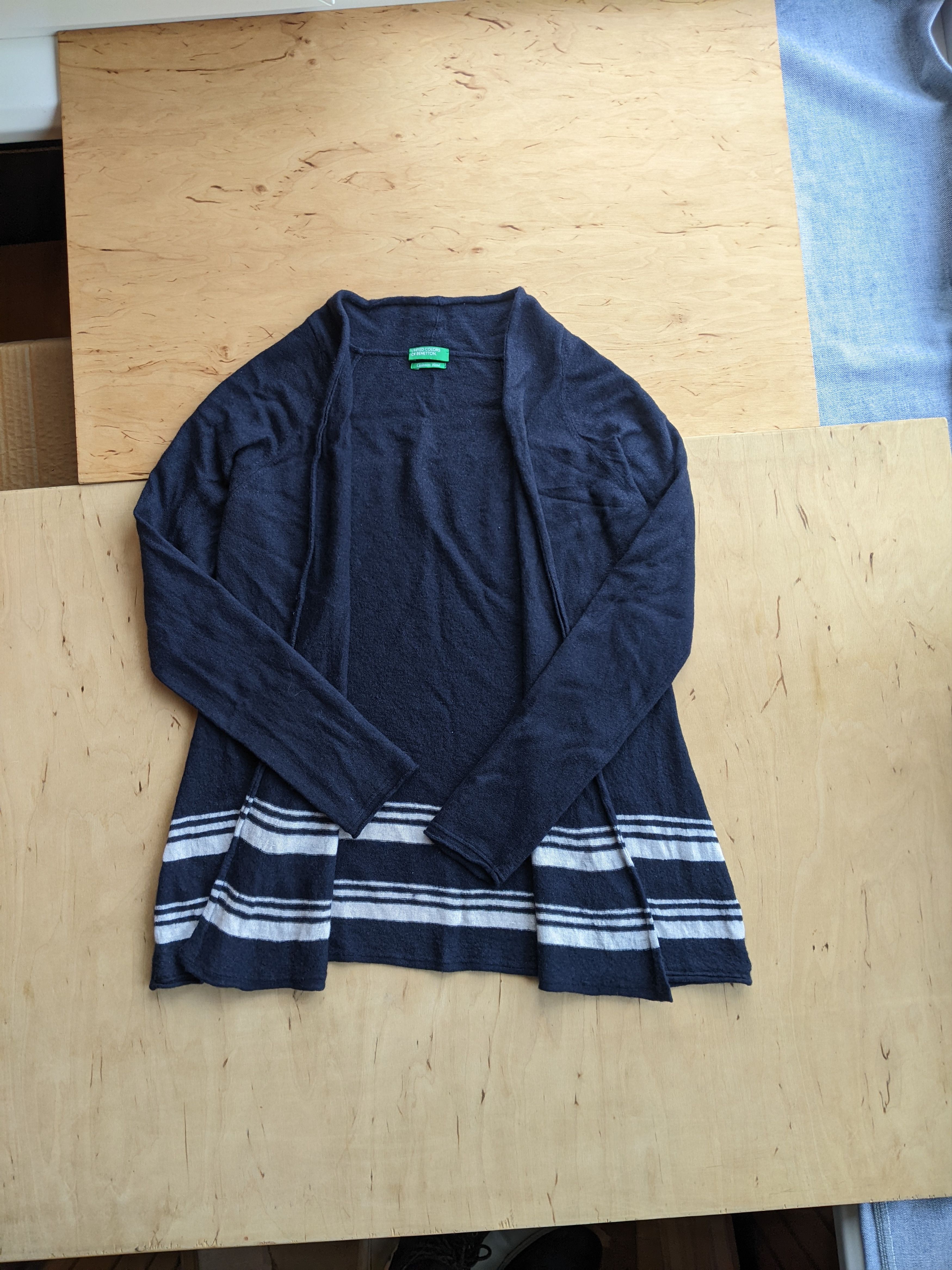United Colors Of Benetton Benetton Womens Cardigan Sweater Knitwear Polo Ralph Lauren Size XS / US 0-2 / IT 36-38 - 3 Thumbnail