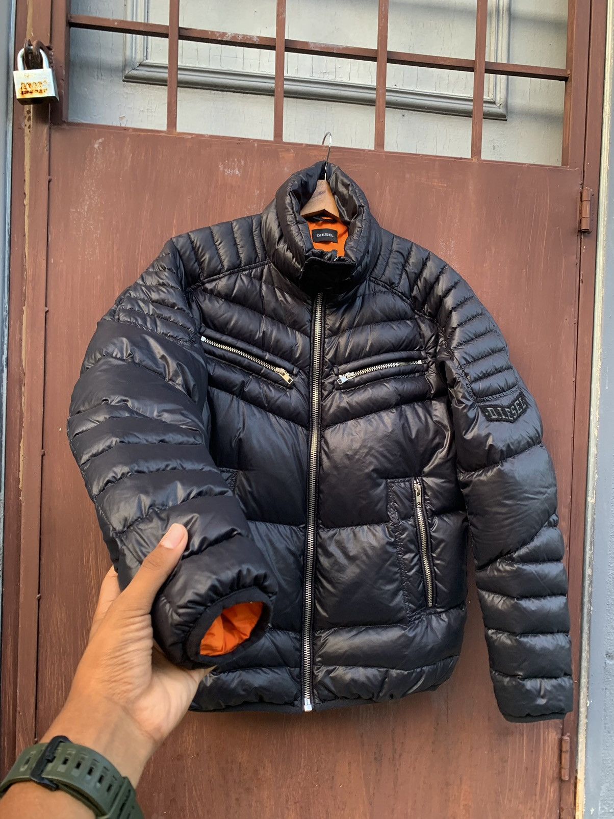 🪖Diesel Bubble Puffer All Black Jacket S to M