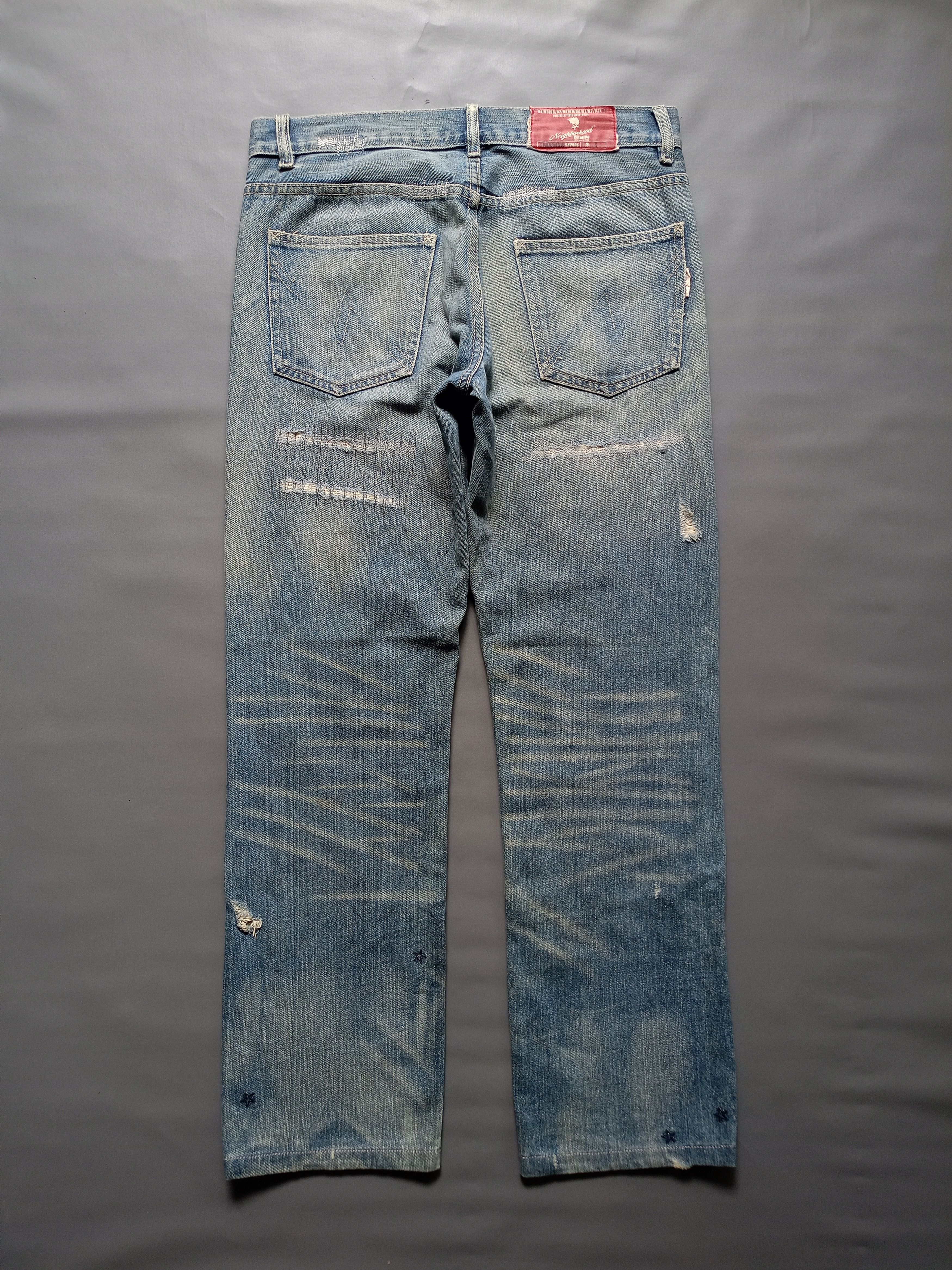 Japanese Brand Neighborhood spnarrow savage ripper denim pants Size US 32 / EU 48 - 6 Thumbnail
