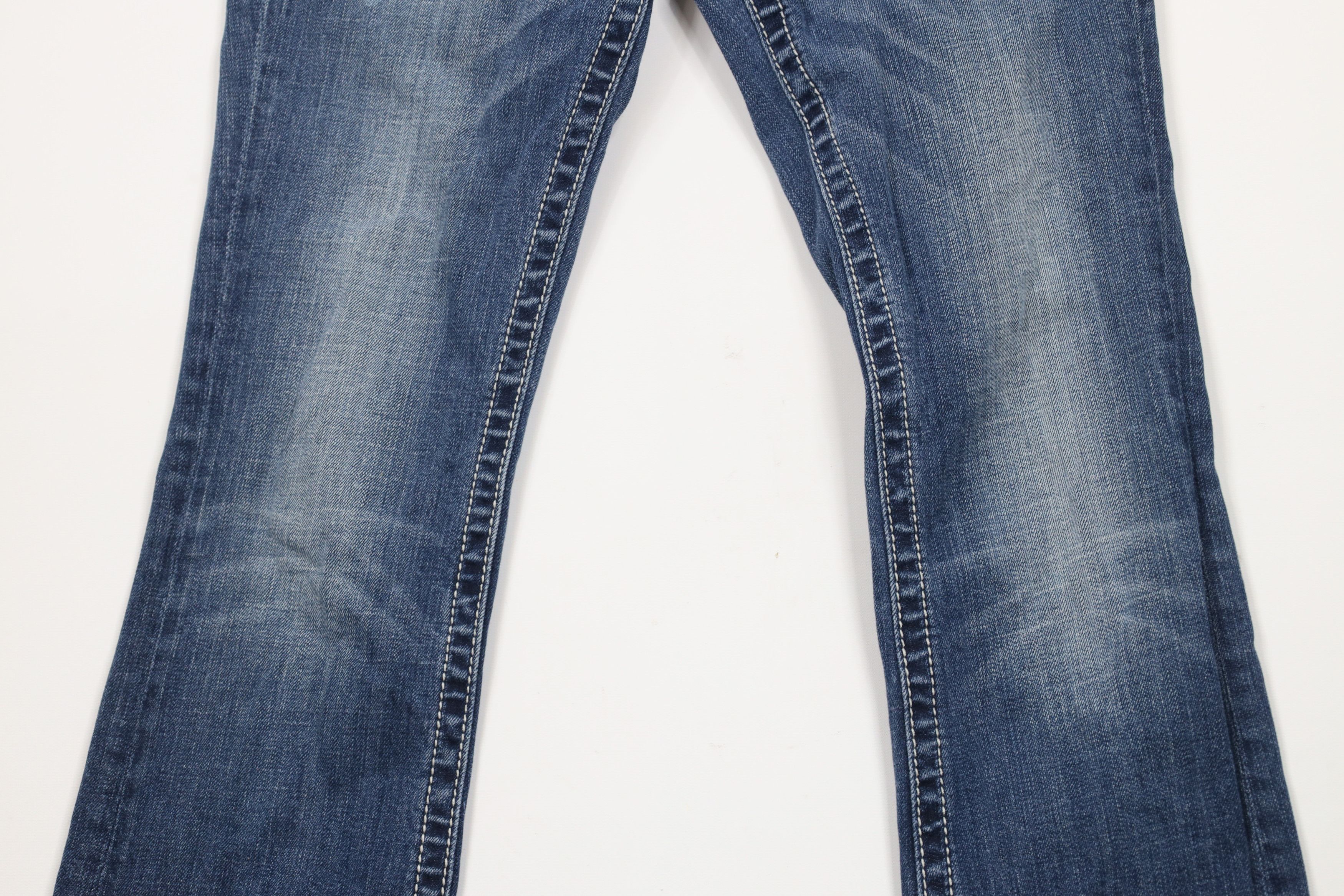 Miss Me × Vintage Miss Me Thick Stitch Jeweled Bootcut Denim Jeans Blue Size 28" / US 6 / IT 42 - 3 Thumbnail
