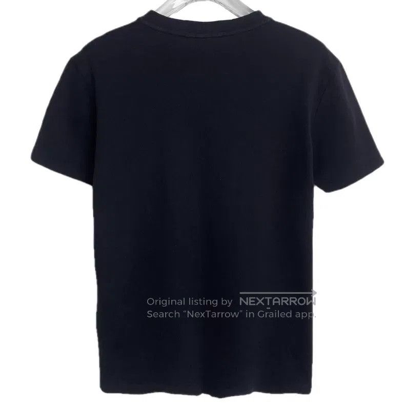 Louis Vuitton Louis Vuitton Black disc logo printed cotton crewneck T-sh Size US M / EU 48-50 / 2 - 2 Thumbnail