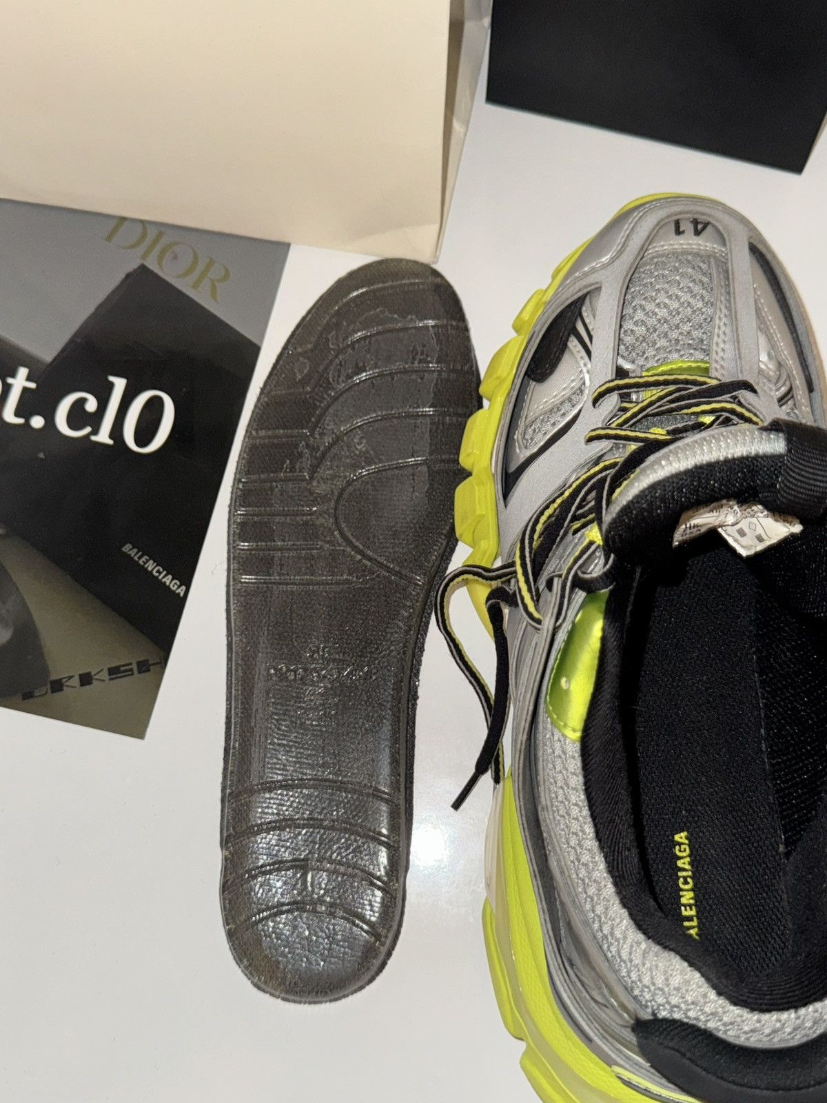 Balenciaga ✅Balenciaga track 1 Silver green 41 Size US 7 / EU 40 - 7 Thumbnail