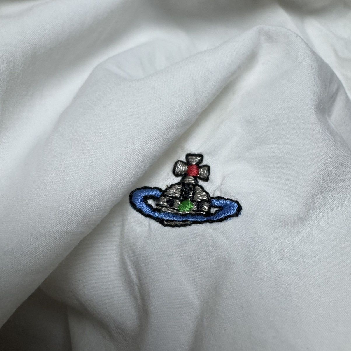 Designer × Vintage × Vivienne Westwood Vivienne Westwood White Shirt Men Size US M / EU 48-50 / 2 - 6 Thumbnail