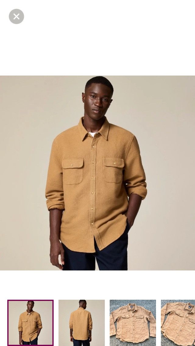 J.Crew J Crew Heavyweight Chamois Workshirt Large Size US L / EU 52-54 / 3 - 1 Thumbnail