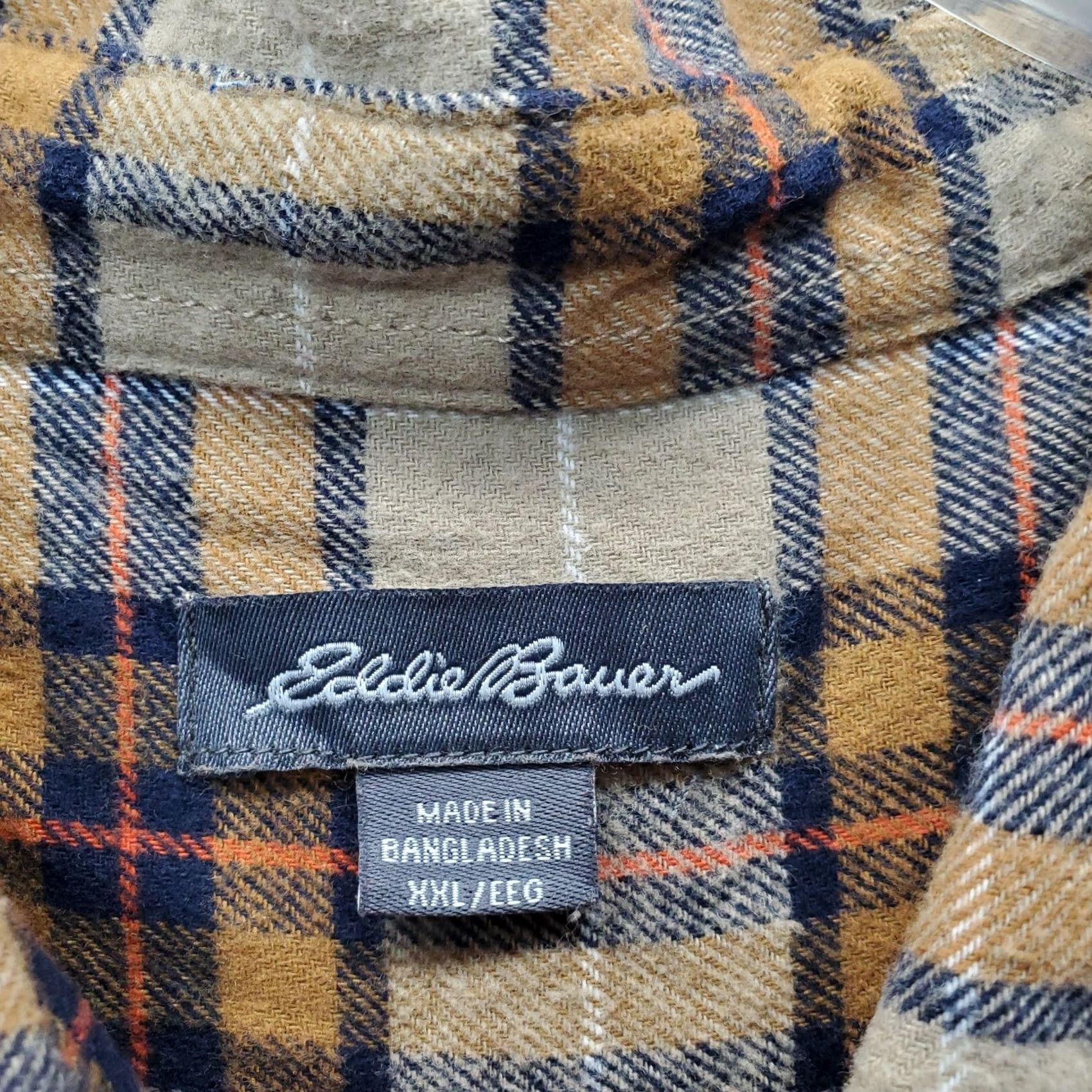 Eddie Bauer Eddie Bauer Bristol Flannel Shirt Mens XXL Multicolor Plaid Relaxed Open Fit EMT5568S Size US XXL / EU 58 / 5 - 5 Thumbnail
