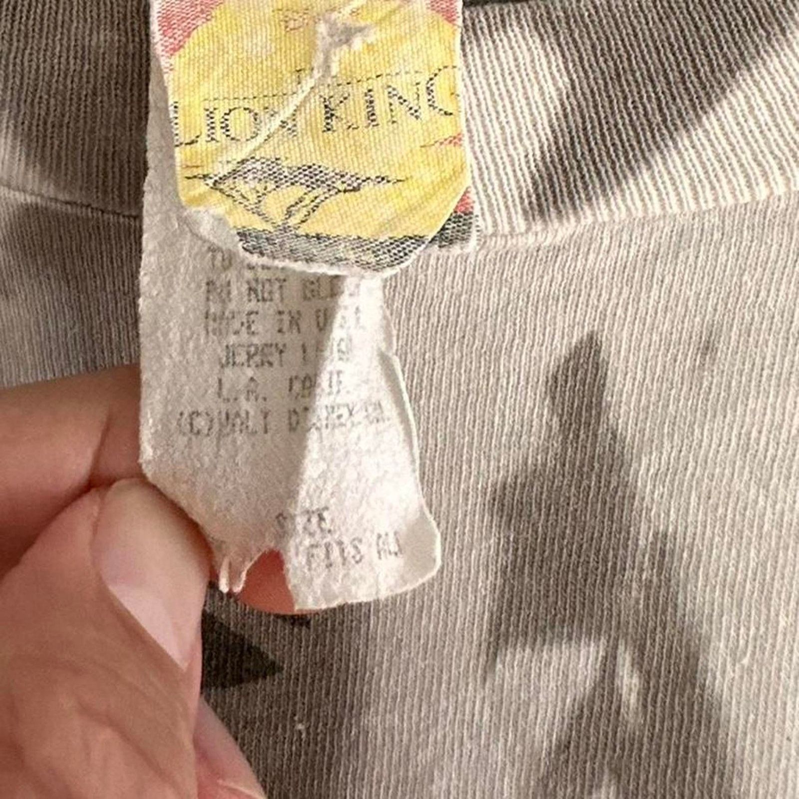Disney × Vintage Vintage The Lion King white Movie Promo Shirt Size US XL / EU 56 / 4 - 8 Thumbnail