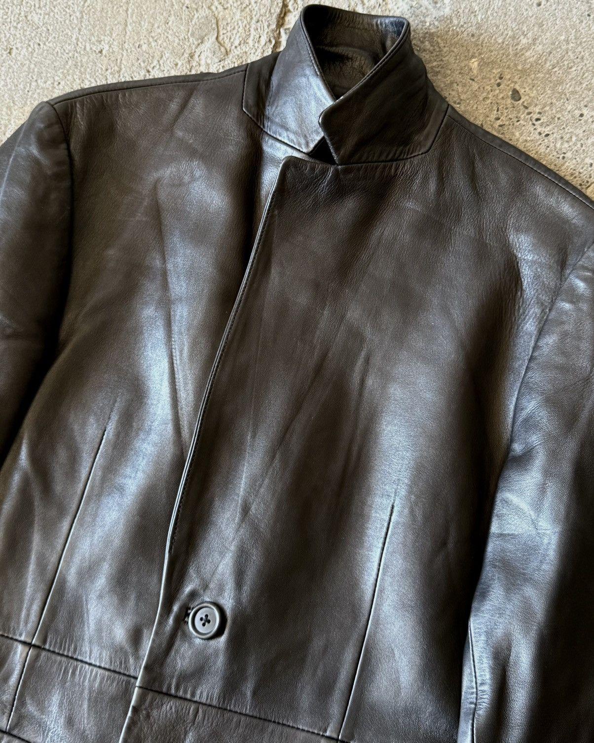 Gucci × Tom Ford Archive Gucci - Tom Ford - Lamb Skin - Leather Coat Size US M / EU 48-50 / 2 - 23 Thumbnail
