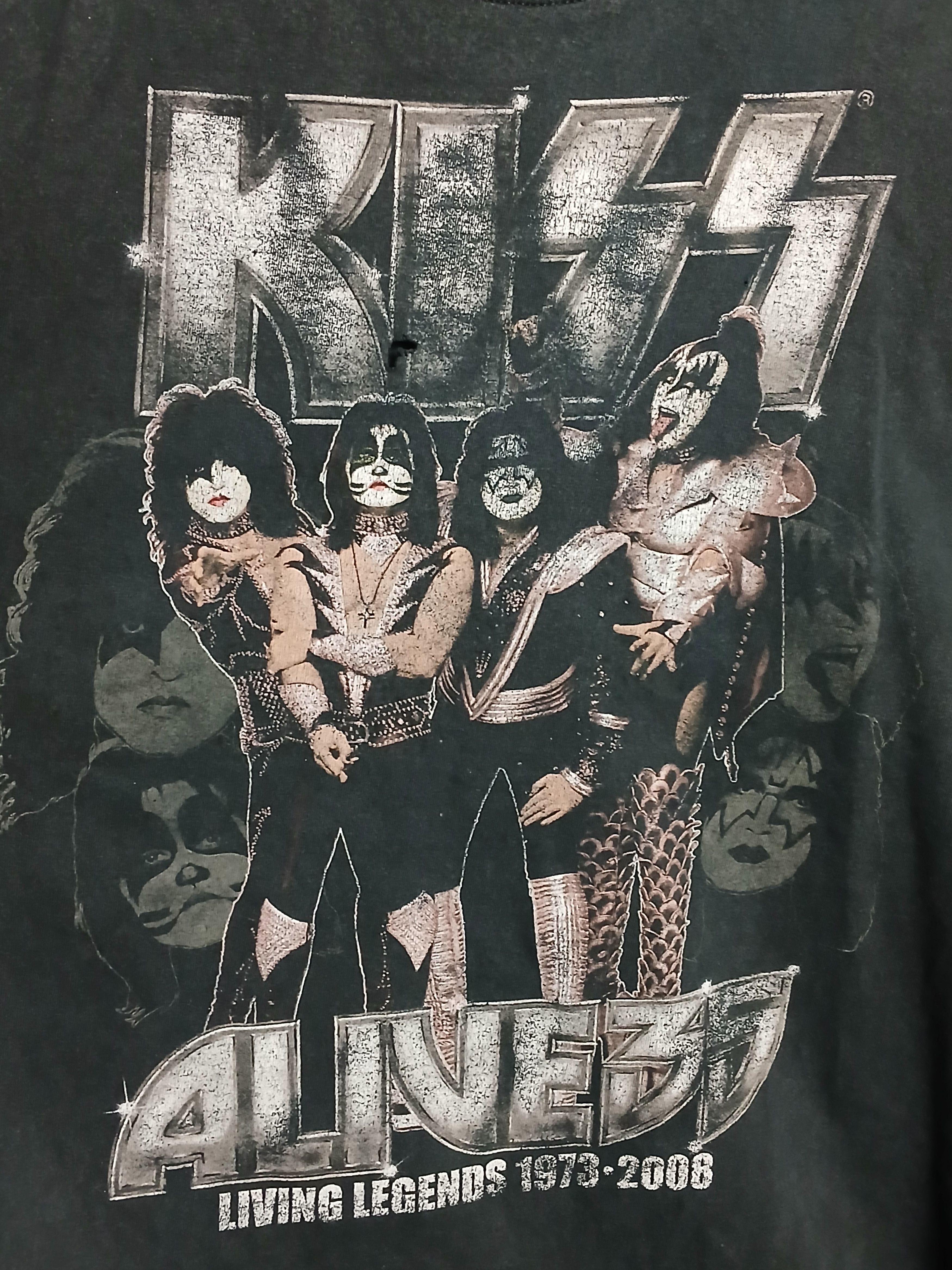 Band Tees × KISS Kiss Alive 35 Tour T-Shirt Size US XL / EU 56 / 4 - 3 Thumbnail