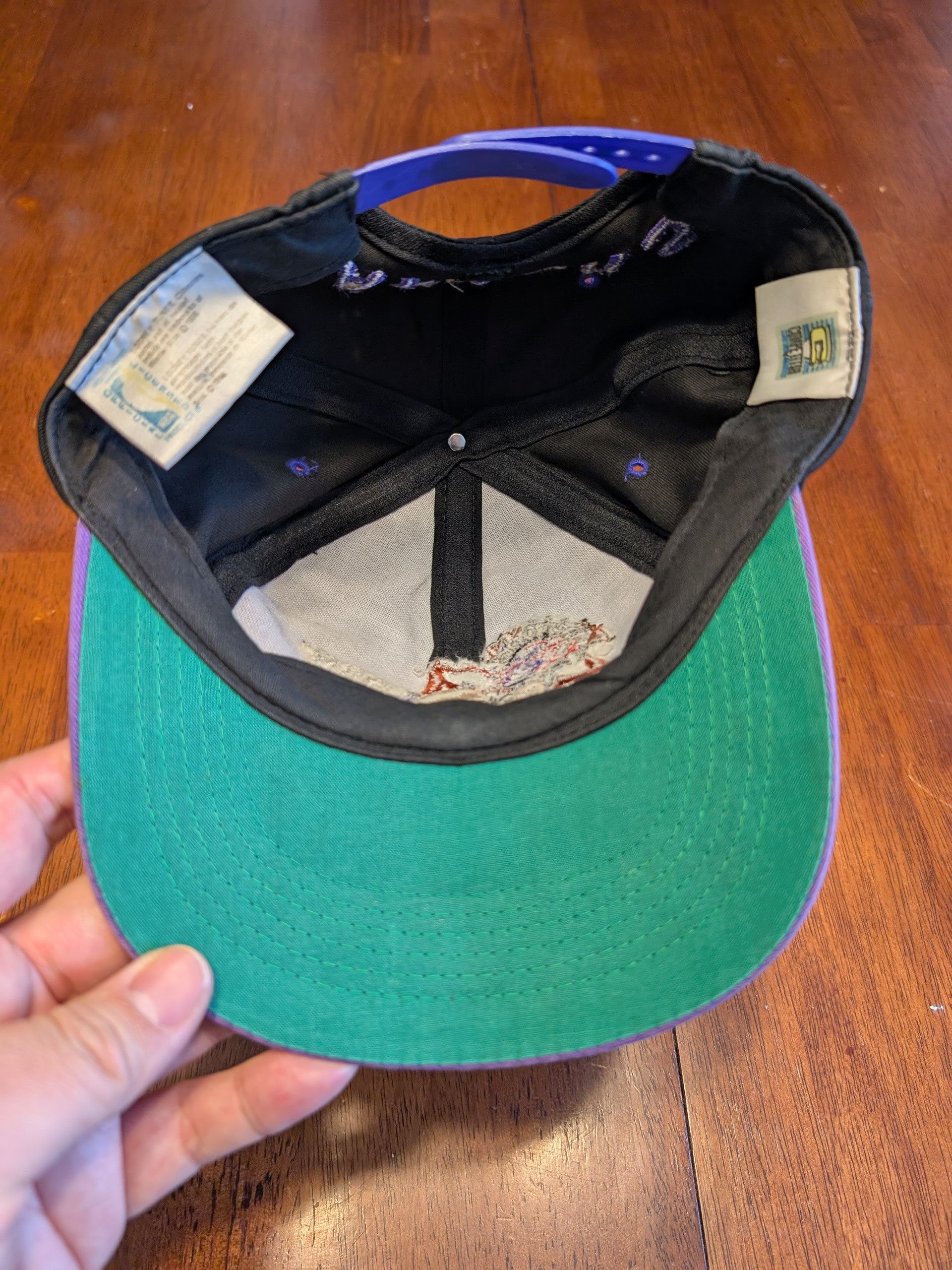 Other 90's Looney Tunes Taz Toronto Raptors Strapback Hat Youth OS Size ONE SIZE - 4 Thumbnail