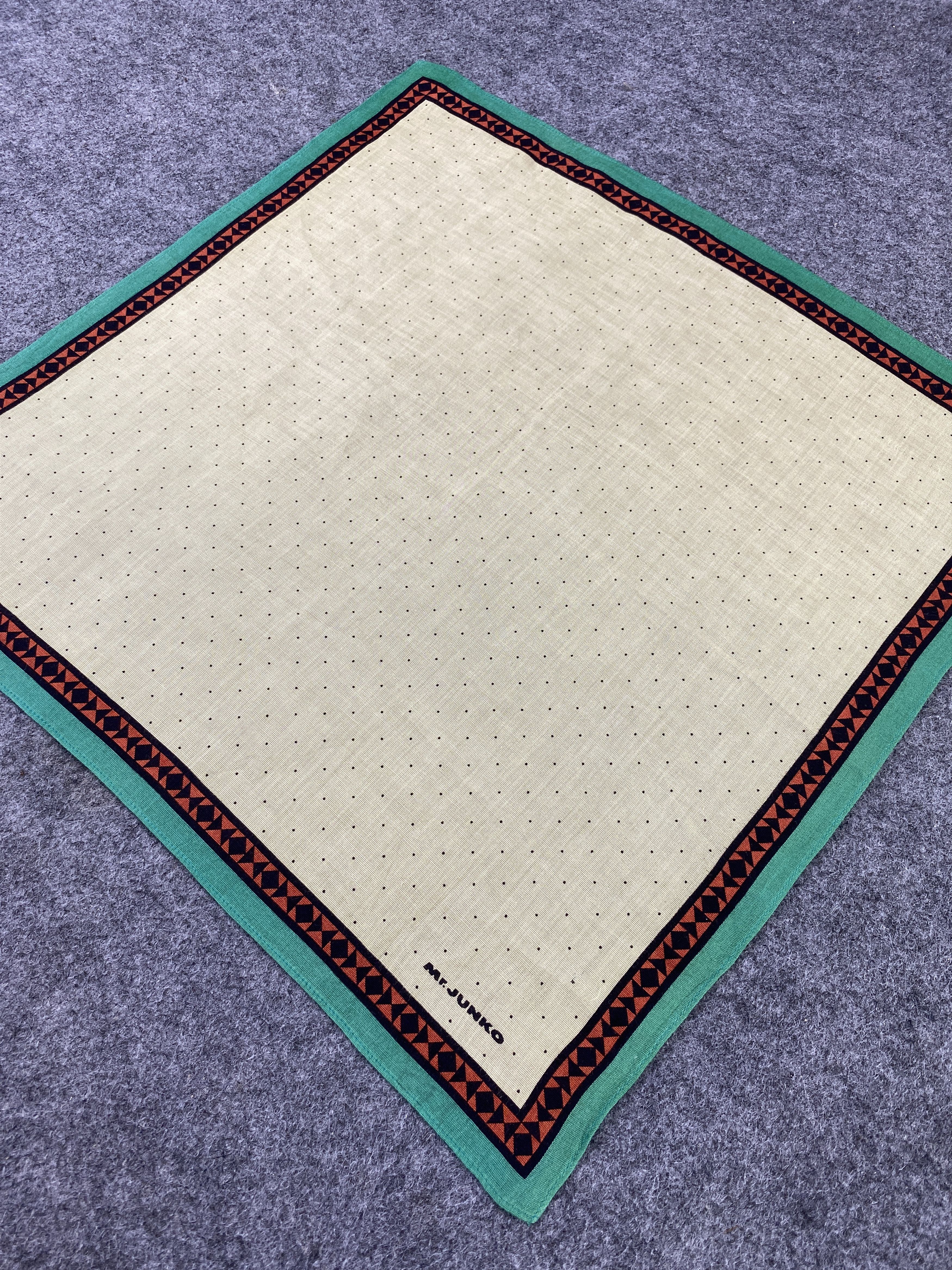 Japanese Brand Mr. Junko Handkerchief / Bandana / Neckerchief-B409 Size ONE SIZE - 4 Thumbnail