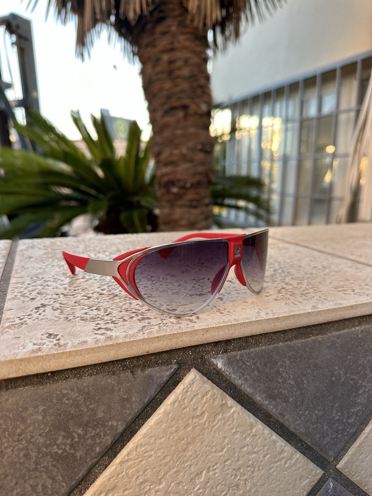 Belstaff Belstaff Sunglasses Red BS21 col.207 Size ONE SIZE - 1 Thumbnail