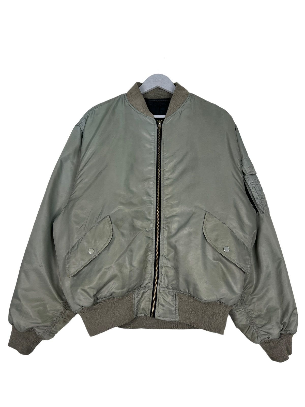 Japanese Brand 🔥 RIOT RIOT VINTAGE MA-1 BOMBER JACKET Size US L / EU 52-54 / 3 - 2 Thumbnail