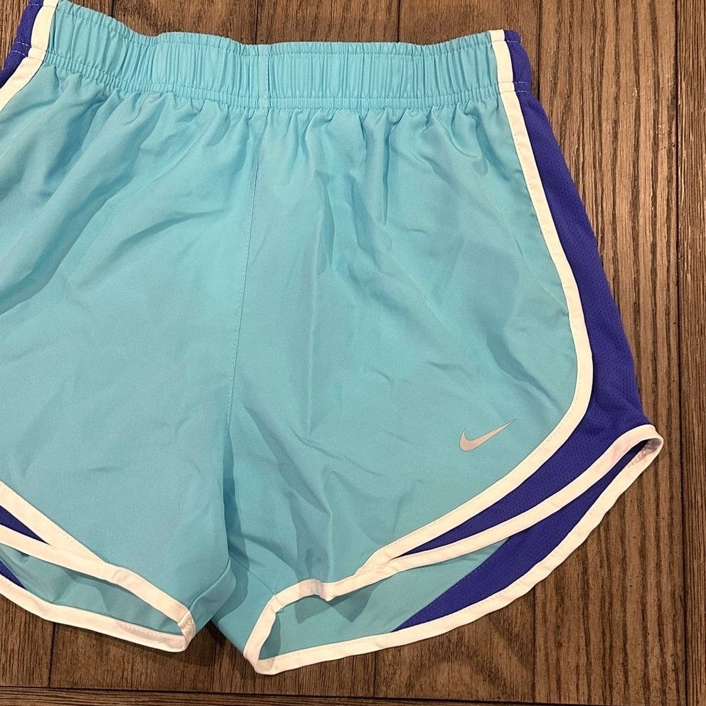 Nike Nike Women's Two Tone Blue Dry Fit Athletic Shorts S Size 27" / US 4 / IT 40 - 3 Thumbnail