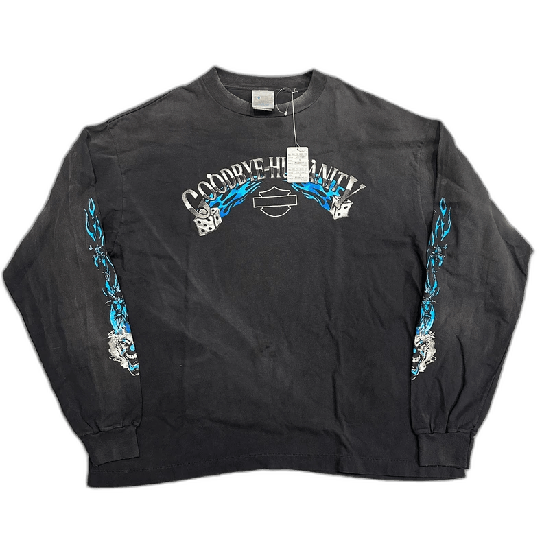 Saint Michael Saint Michael Basketball Flame Long Sleeve Shirt Size US XL / EU 56 / 4 - 1 Thumbnail