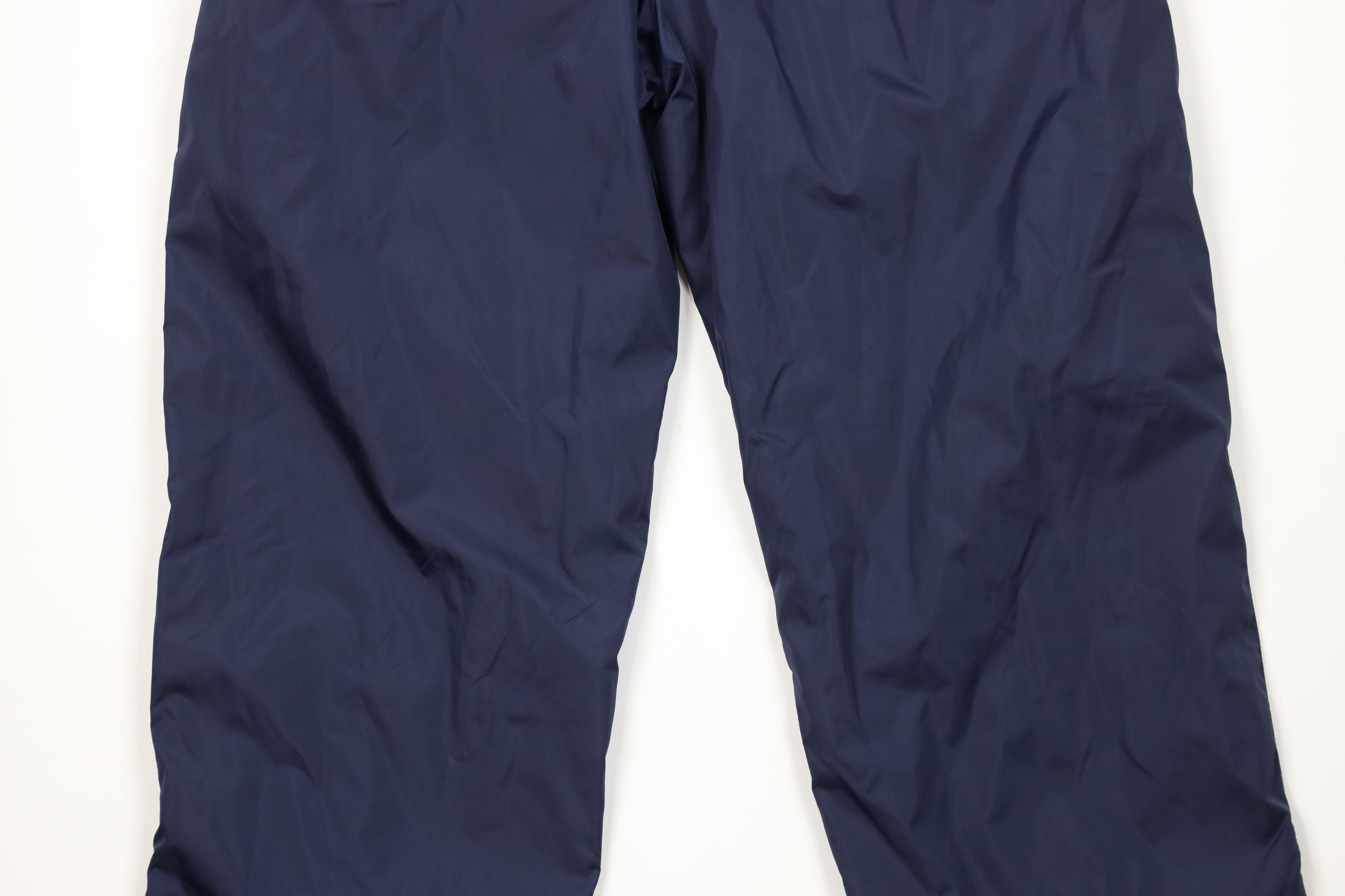 Reebok Vintage 90s Reebok Wide Leg Windbreaker Pants Navy Blue Size US 36 / EU 52 - 14 Thumbnail
