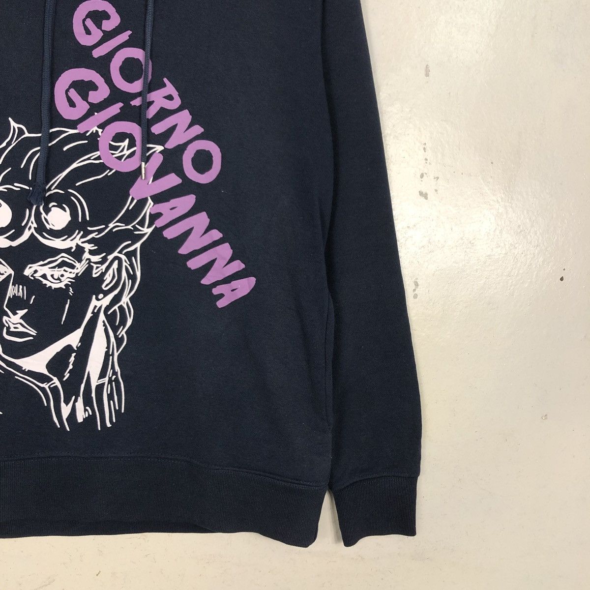 Japanese Brand 📌Vintage Hoodie Pull Over Giorno Giovanna Big Logo Size US L / EU 52-54 / 3 - 7 Thumbnail