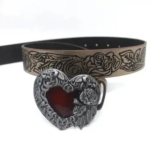 Other Retro Embossed Love Belt Size ONE SIZE - 3 Thumbnail