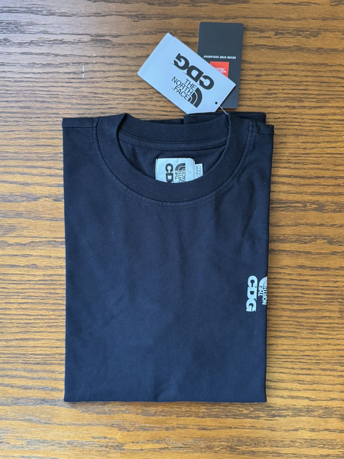 CDG by Comme des Garcons × The North Face CDG The North Face Icon T-Shirt Black Size US S / EU 44-46 / 1 - 3 Thumbnail