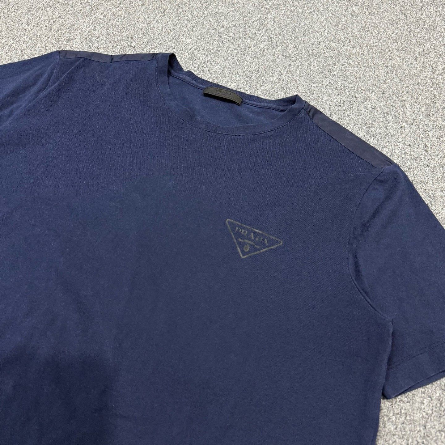 Prada Prada Logo Print Short-Sleeve T-Shirt XXL Size US XXL / EU 58 / 5 - 3 Thumbnail