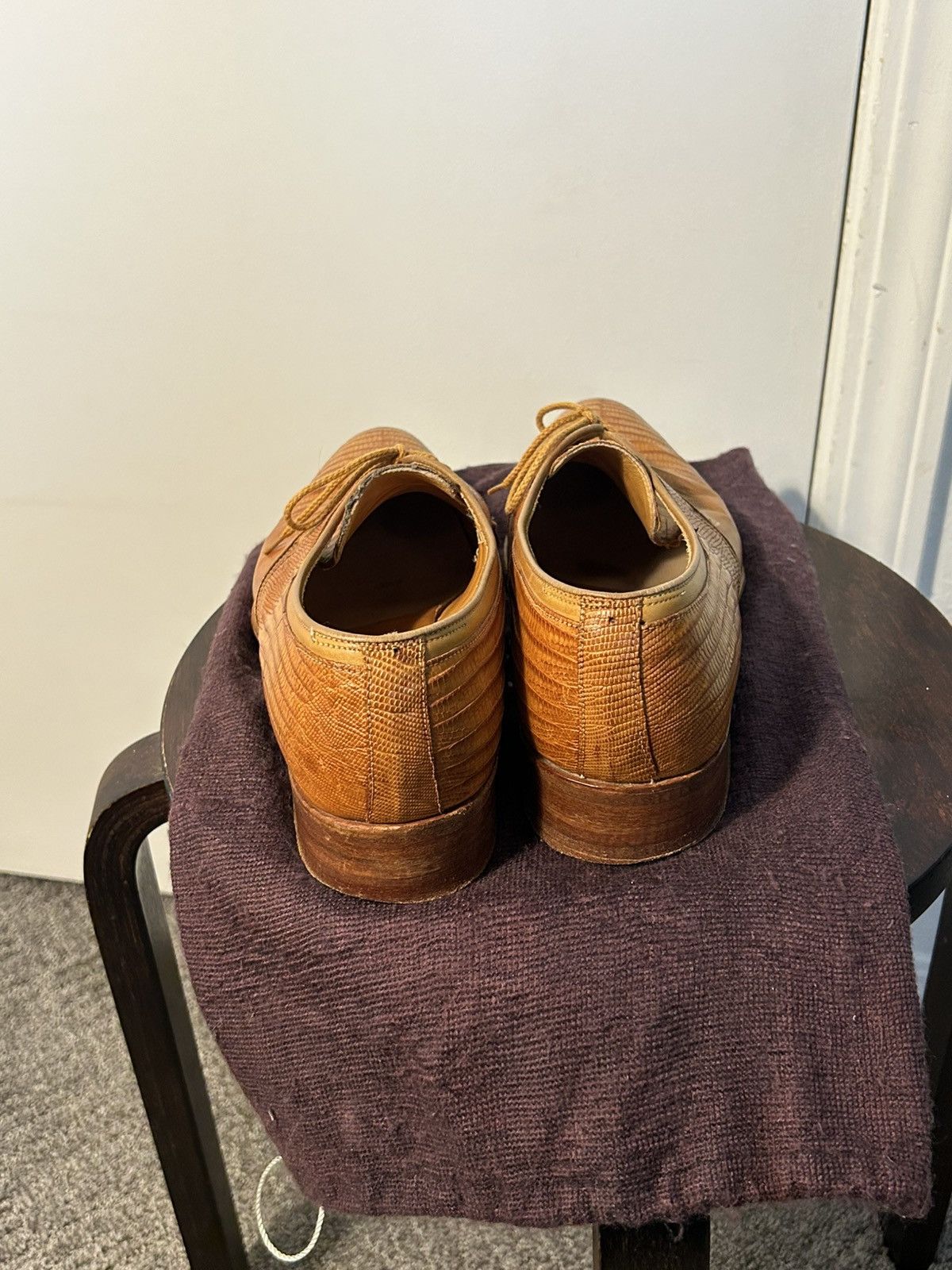 Vintage Lizard 🦎 dress shoes Size US 9 / EU 42 - 5 Thumbnail